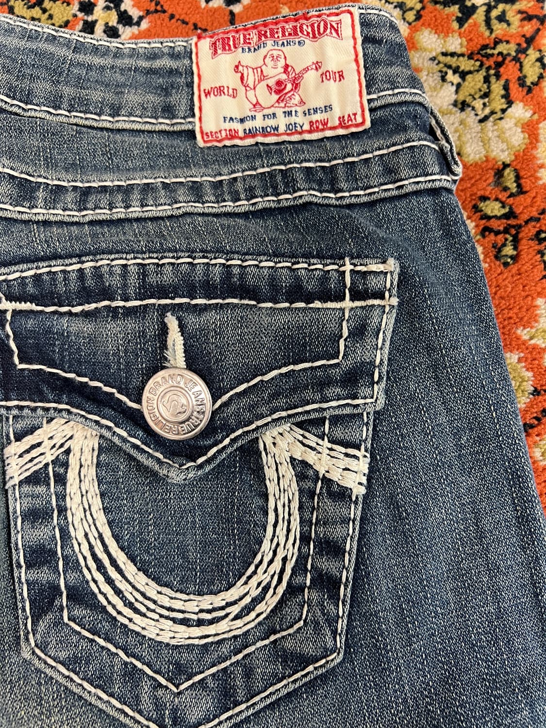 [25] 트루릴리전 레인보우 조이 부츠컷 플레어 데님팬츠 상품이미지6