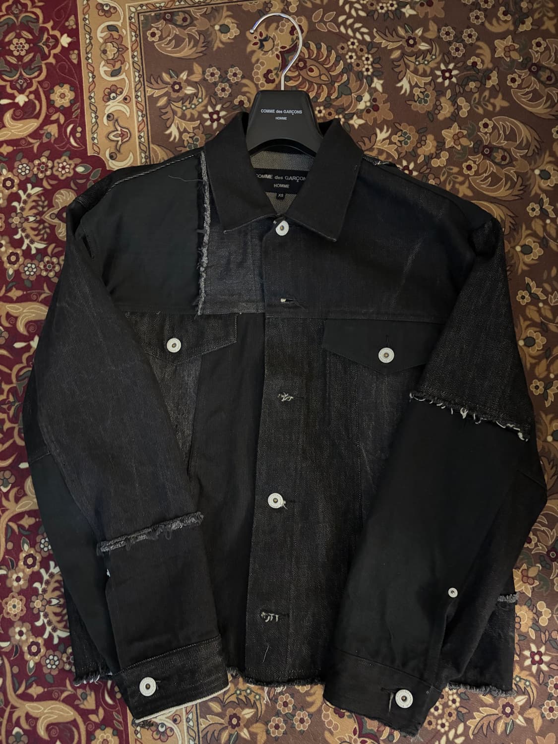 22aw 꼼데가르송 옴므 데님트러커자켓 상품이미지1