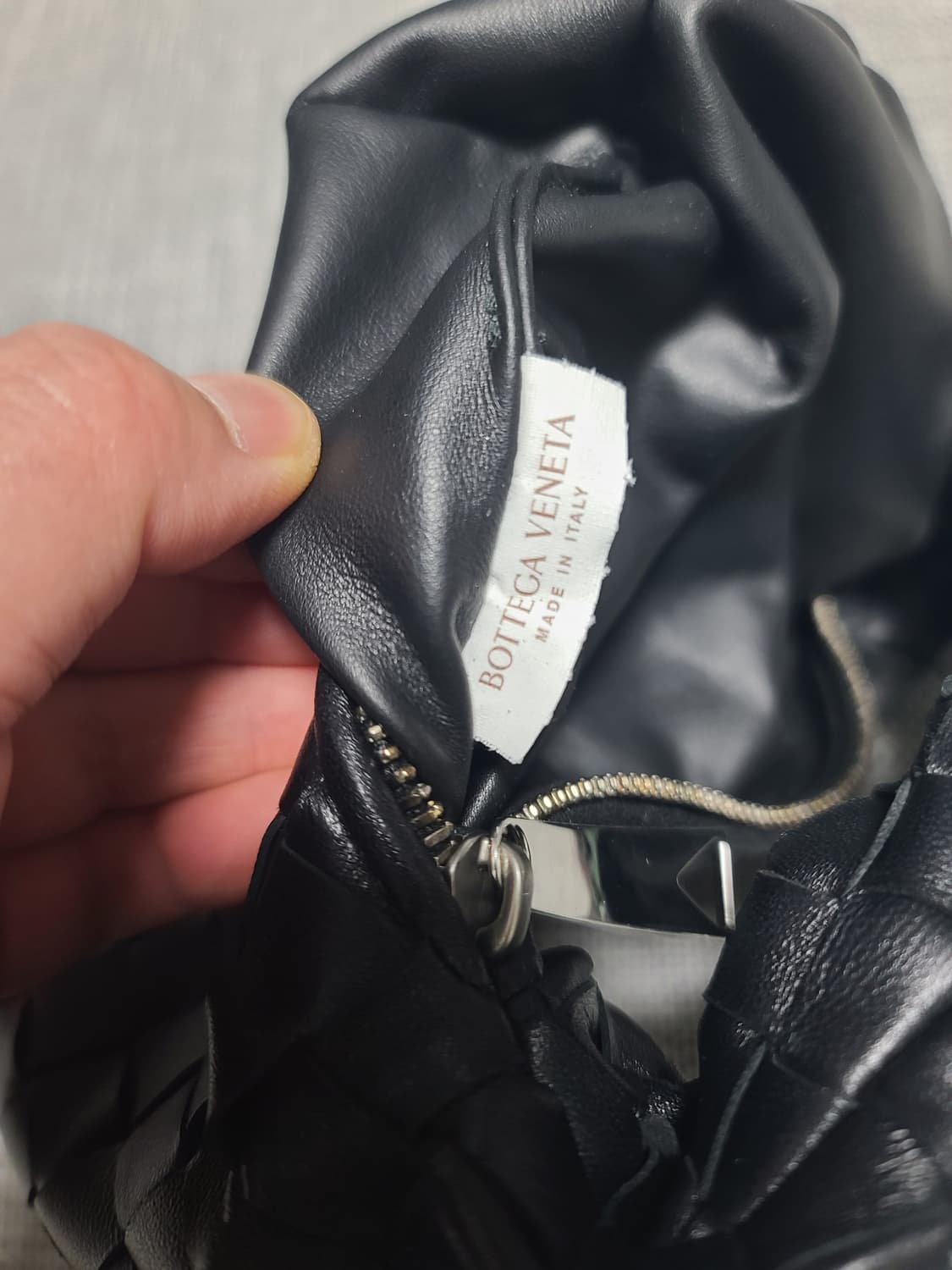 보테가베네타 조디백 미니 블랙 은장 토트백 상품이미지6