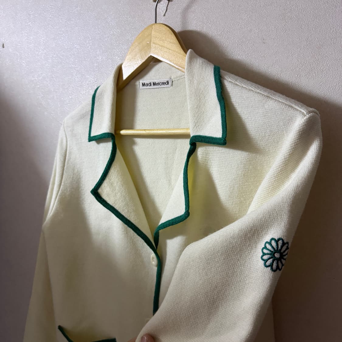 마르디 메크르디 클레식 니트 자켓 (프리) 상품이미지3