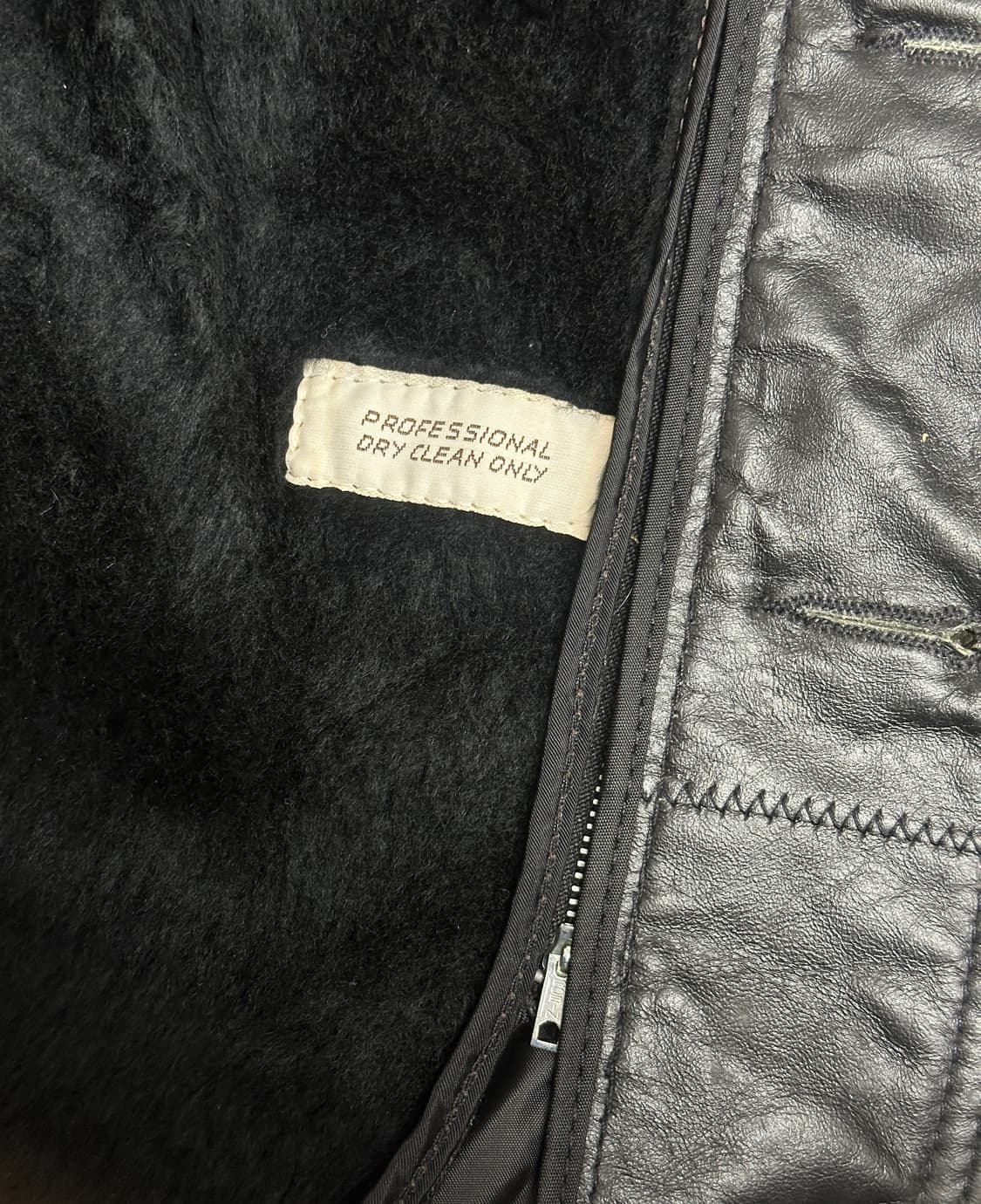 80s Sears 레더 블레이져 자켓 38 상품이미지5