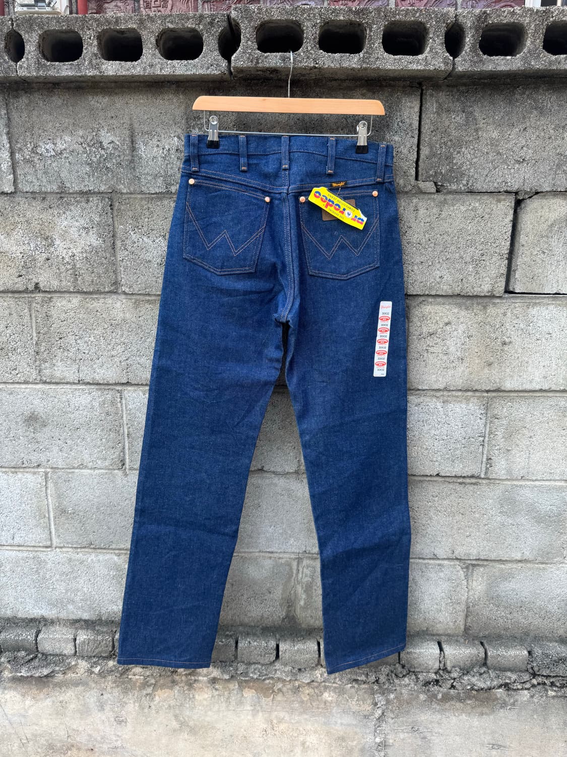 90s 랭글러 빈티지 13mwz 카우보이컷 데님 팬츠 데드스탁 상품이미지2