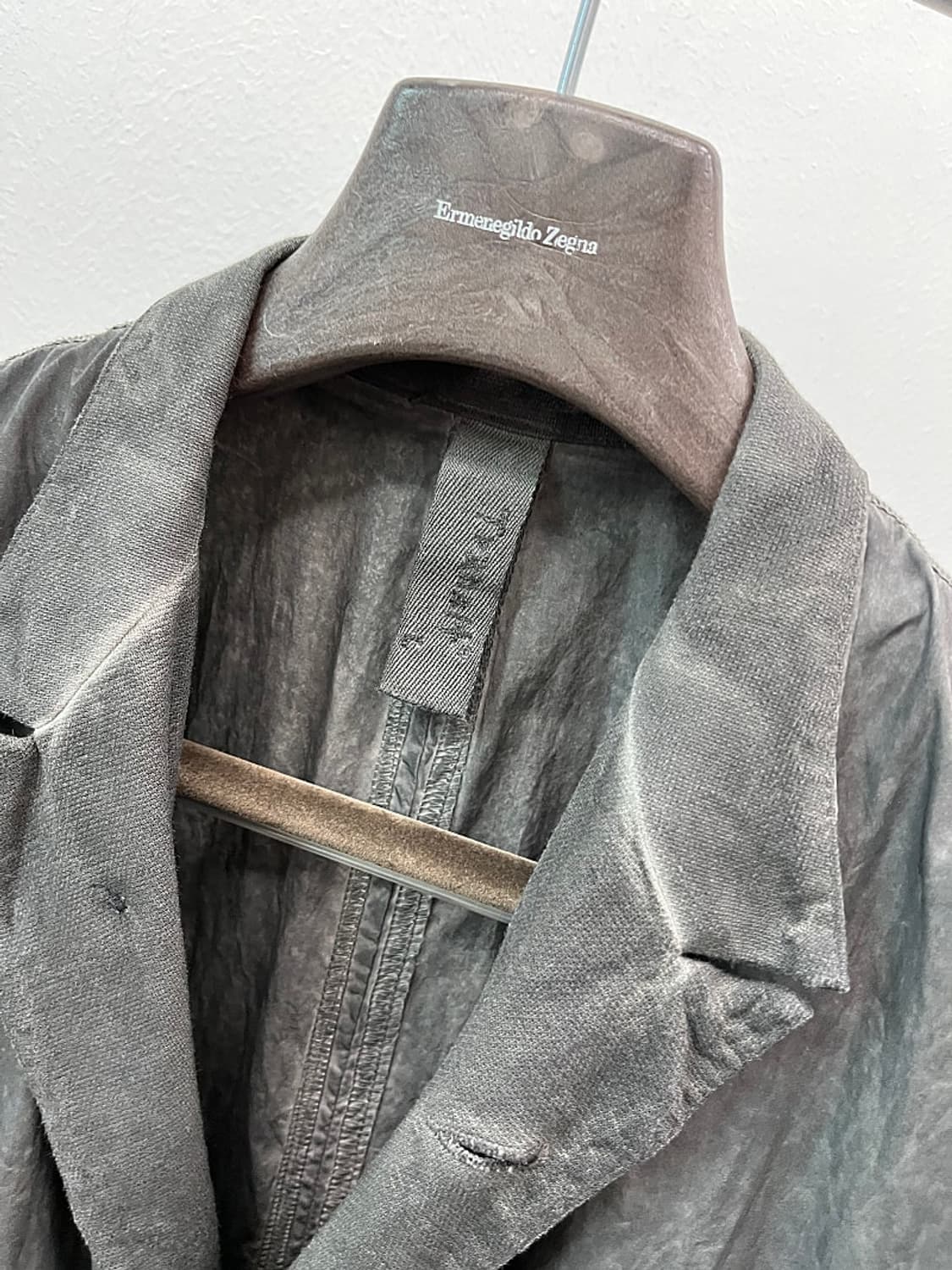 105) 트랜짓 피그먼트 피쉬테일 야상코트 상품이미지4