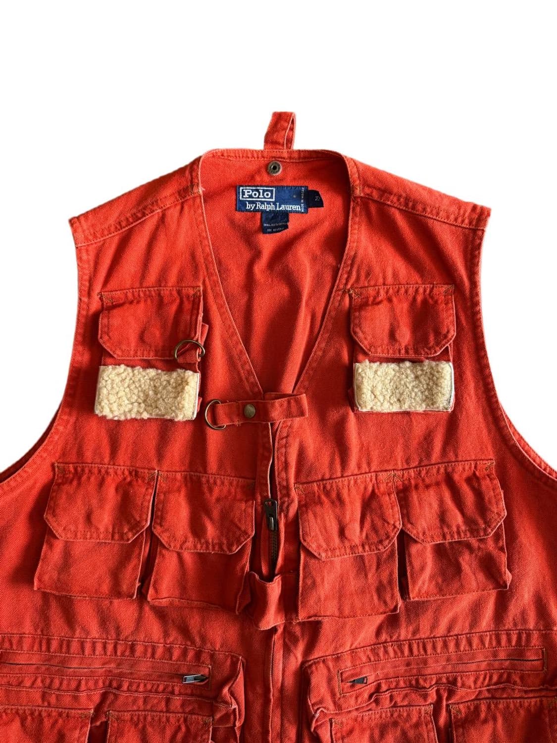 90s 폴로 랄프로렌 코튼 피싱 베스트 상품이미지3