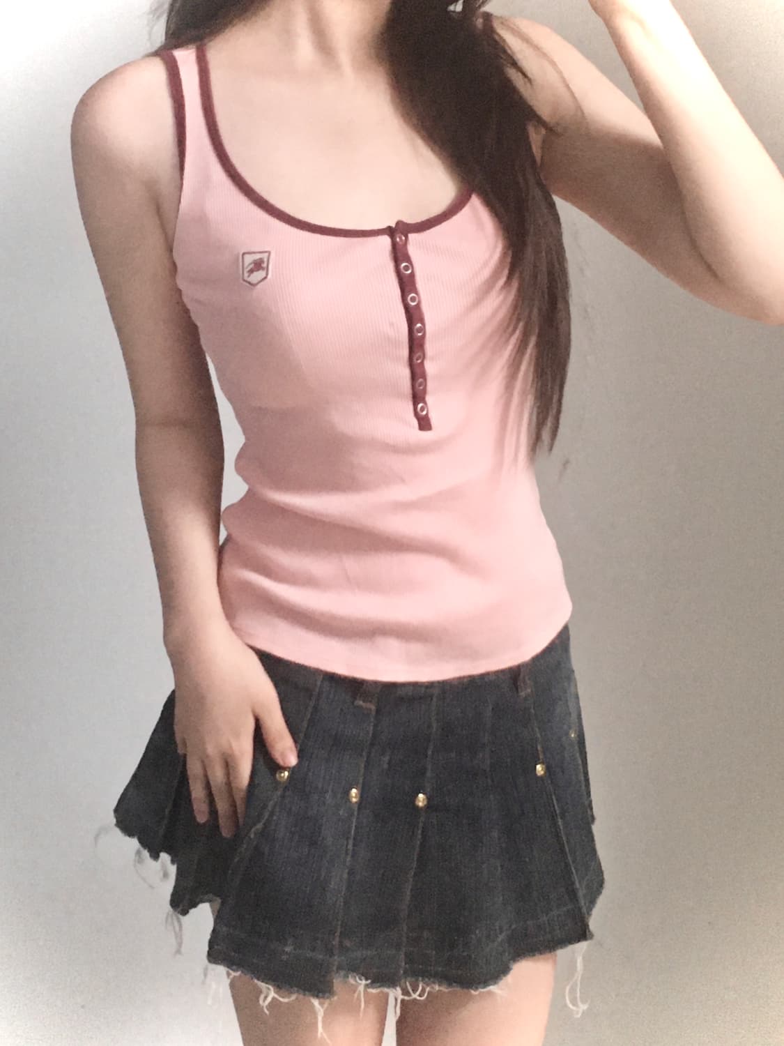 버버리 블루라벨 핑크 슬리브리스 상품이미지4