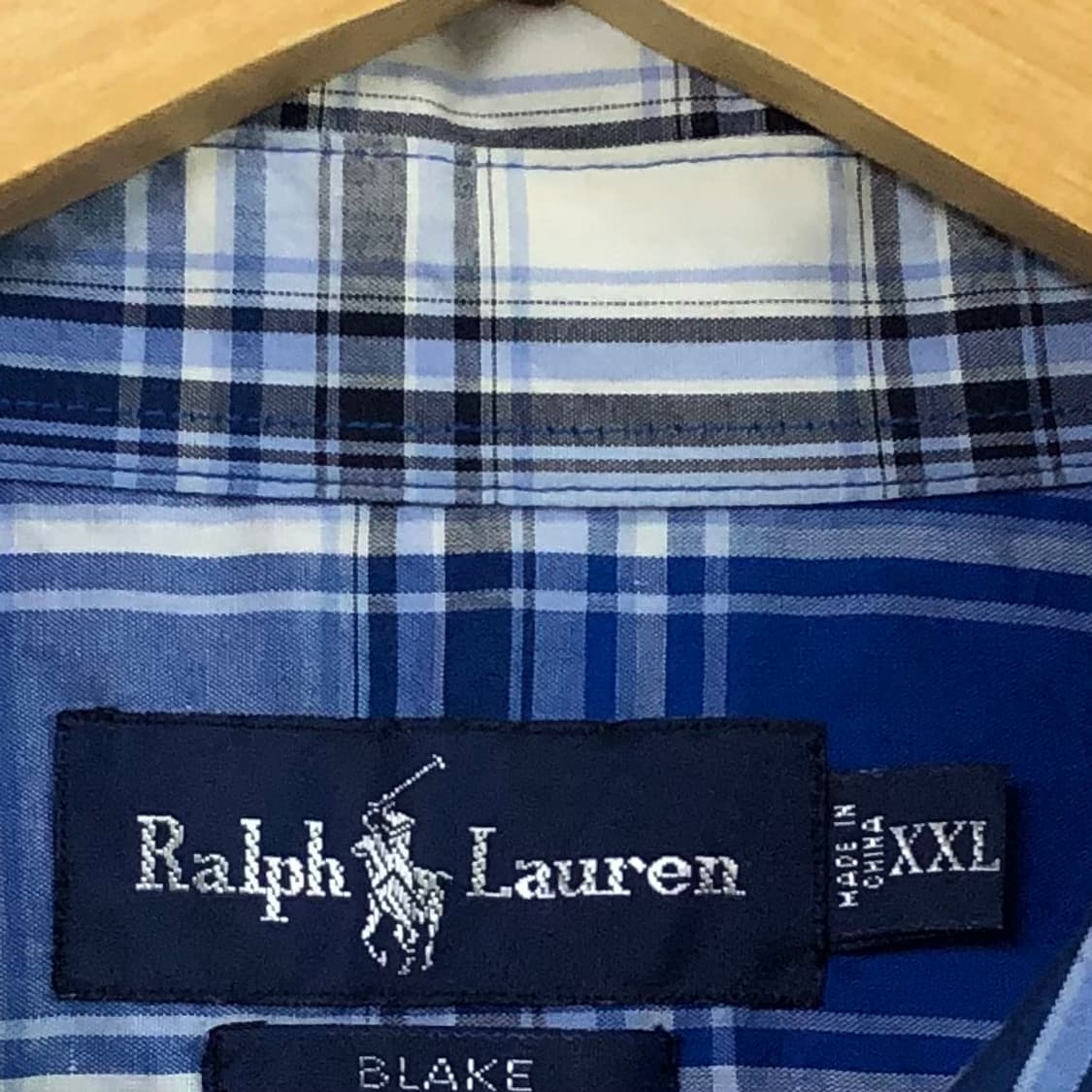 Xxl 폴로 체크 빅셔츠 상품이미지3