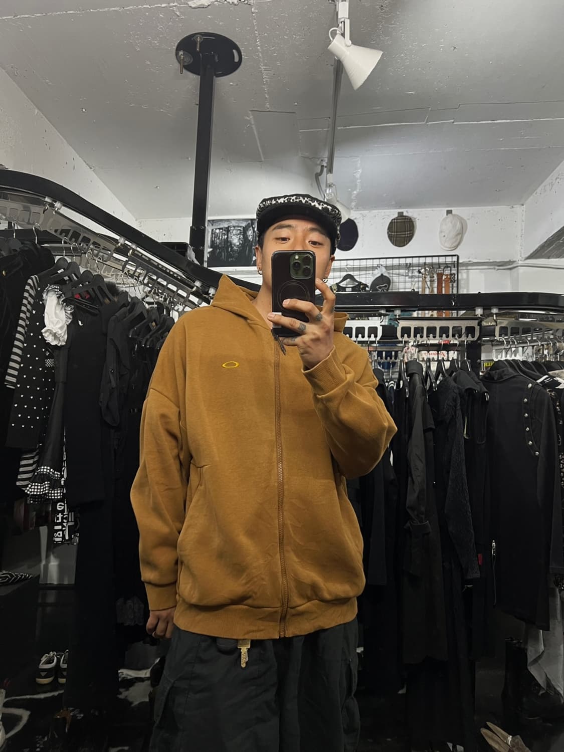 오클리 브라운 후드집업 L 상품이미지1