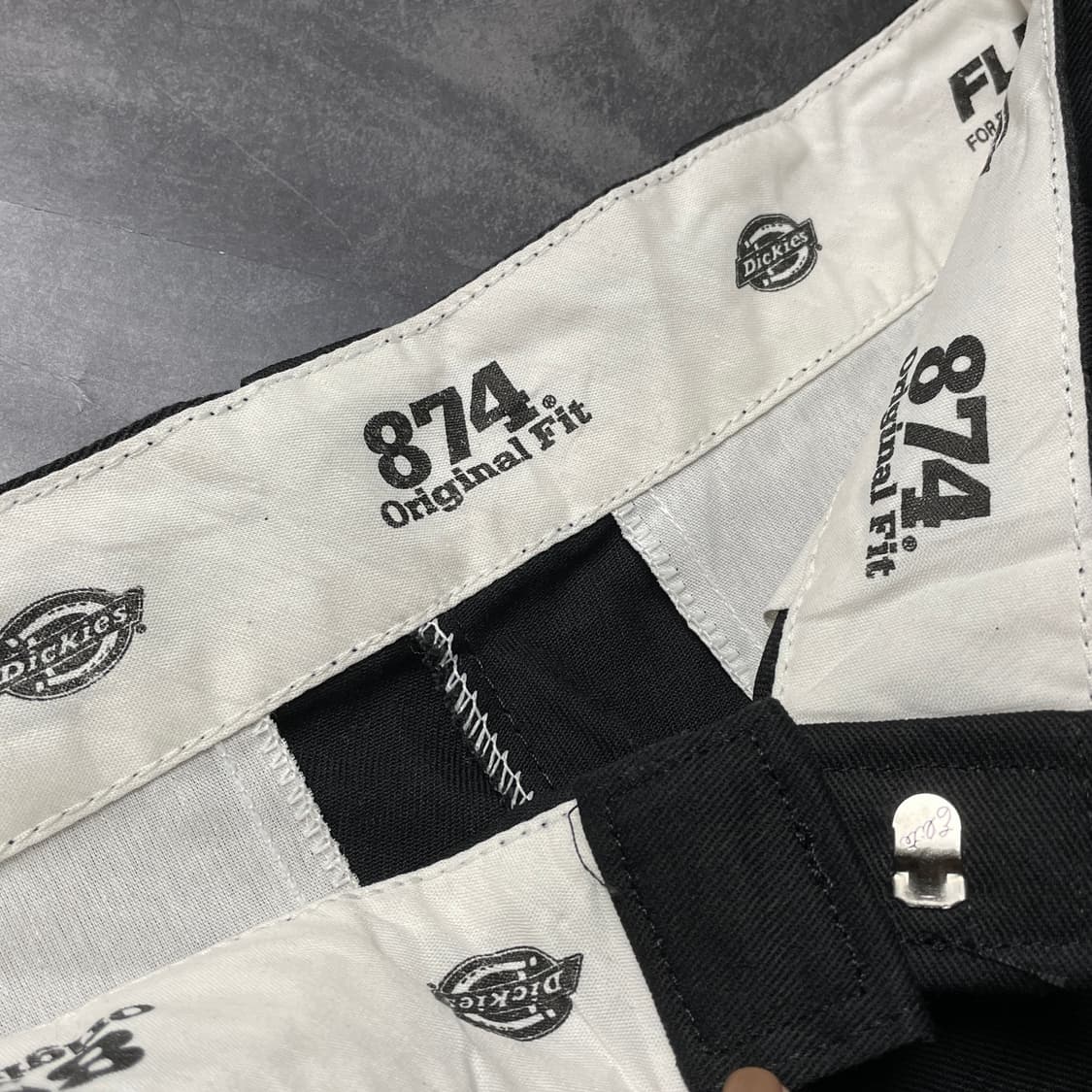 DICKIES 디키즈874 빈티지 블랙 워크 팬츠 A00914 상품이미지8