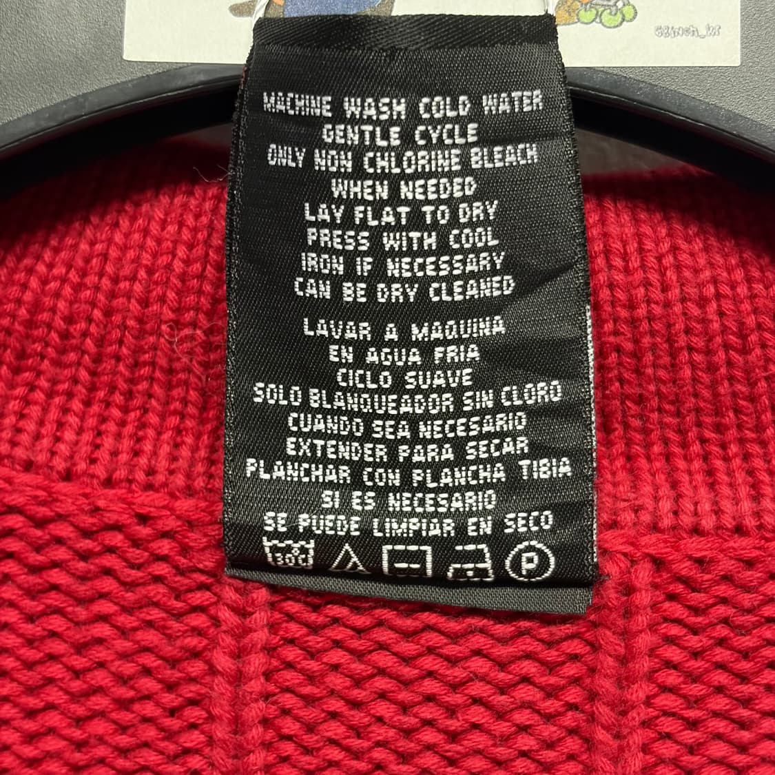 폴로 진스 헤비코튼 쿼터집 니트 상품이미지6