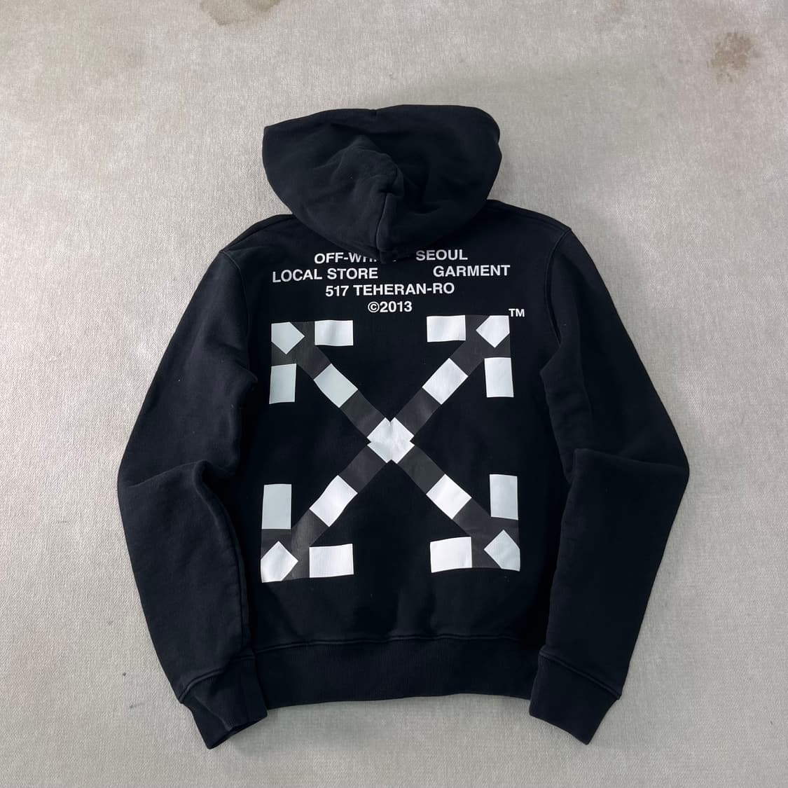 95 오프화이트 19SS 시티시리즈 서울 후드티 상품이미지1