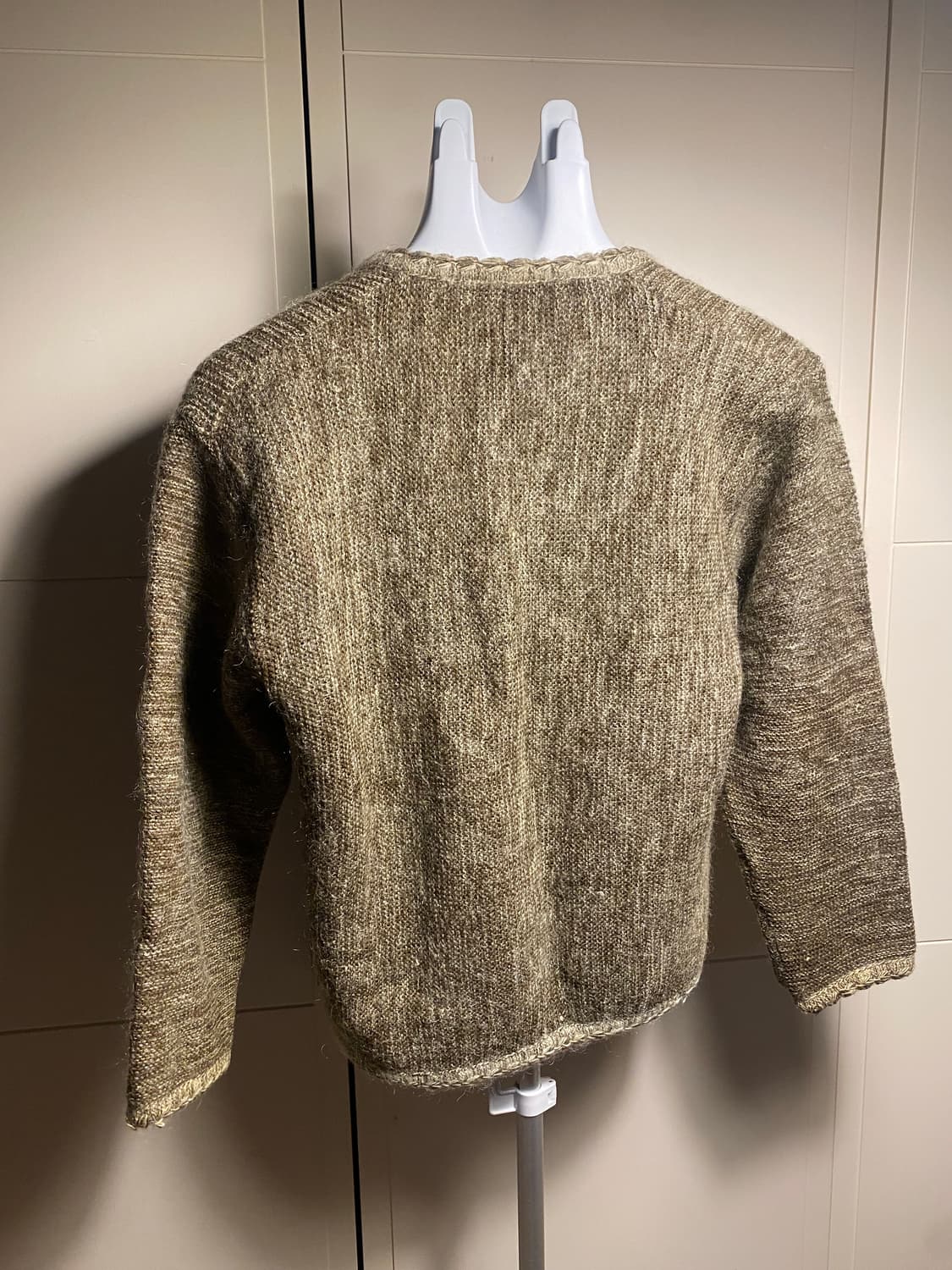 카키브라운 모헤어니트 가디건 상품이미지4