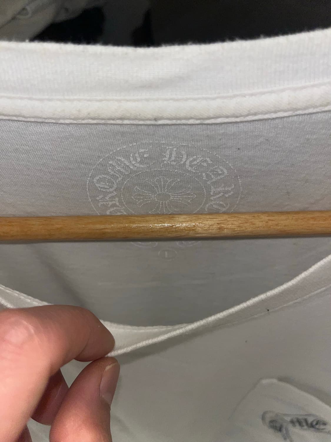 크롬하츠 홀스슈 플로랄 롱슬리브 화이트 L 상품이미지4