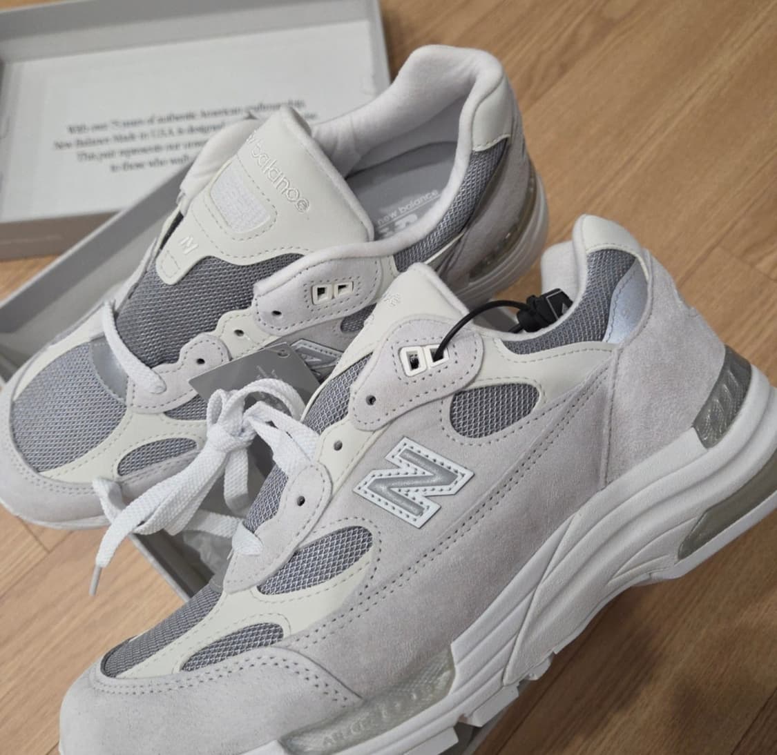 [새상품] 뉴발란스 992 USA 코어 화이트 리플렉션 265 상품이미지2