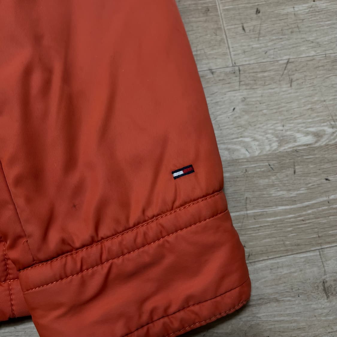 타미힐피거 데님 자수 빅로고 후드 점퍼 [오렌지] M/95 상품이미지5