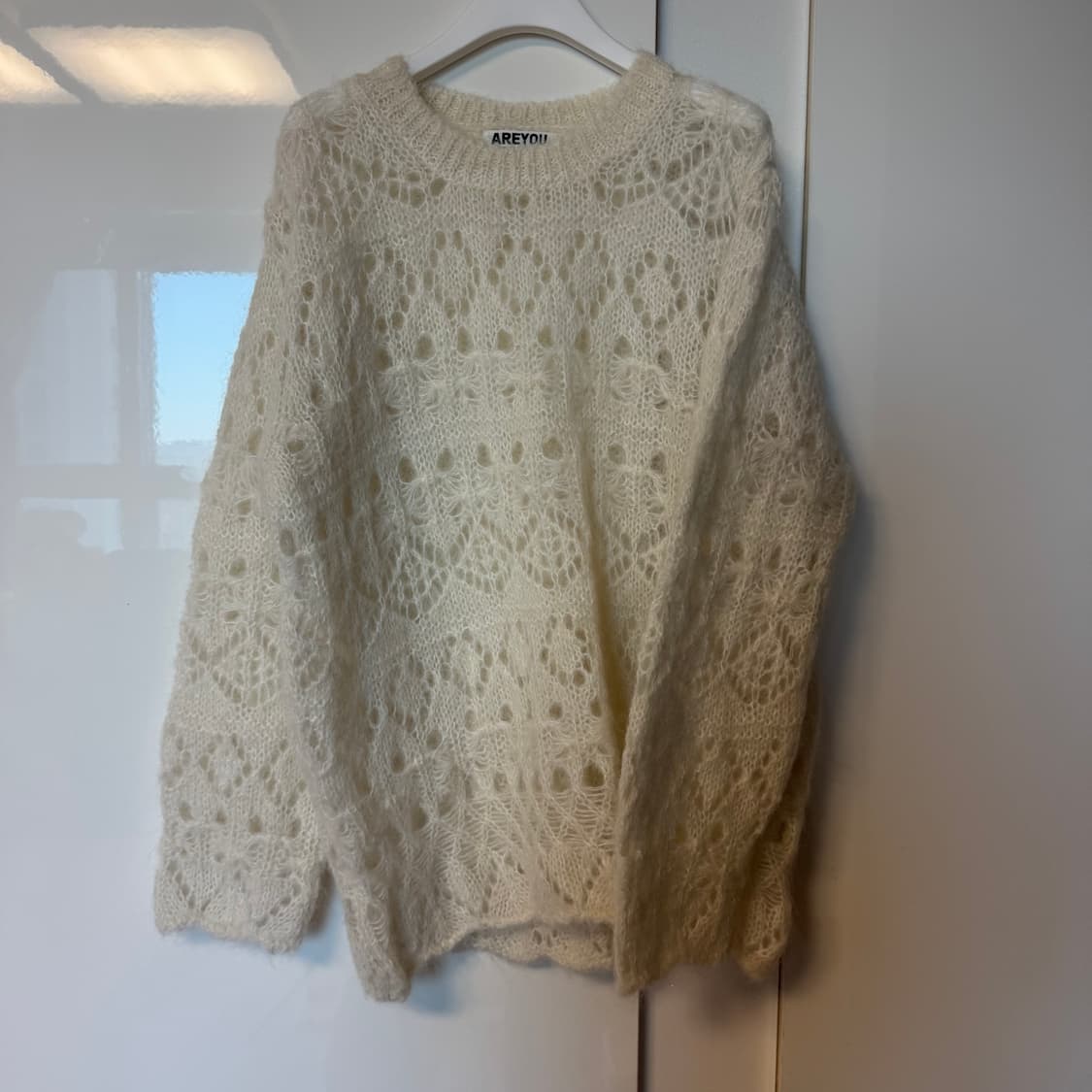 [아유서울] 알파카 스웨터 아이보리 상품이미지2