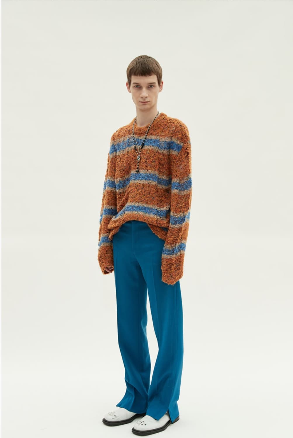 Bosnia Stripe Crew-Neck Sweater 상품이미지4