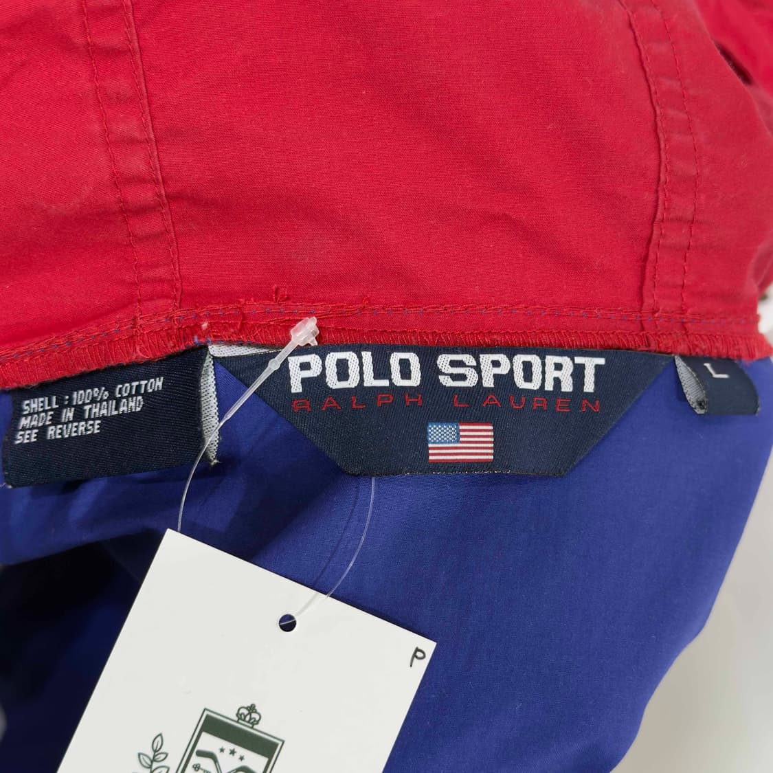 90s 폴로 스포츠 컬러블록 후드 자켓 상품이미지6