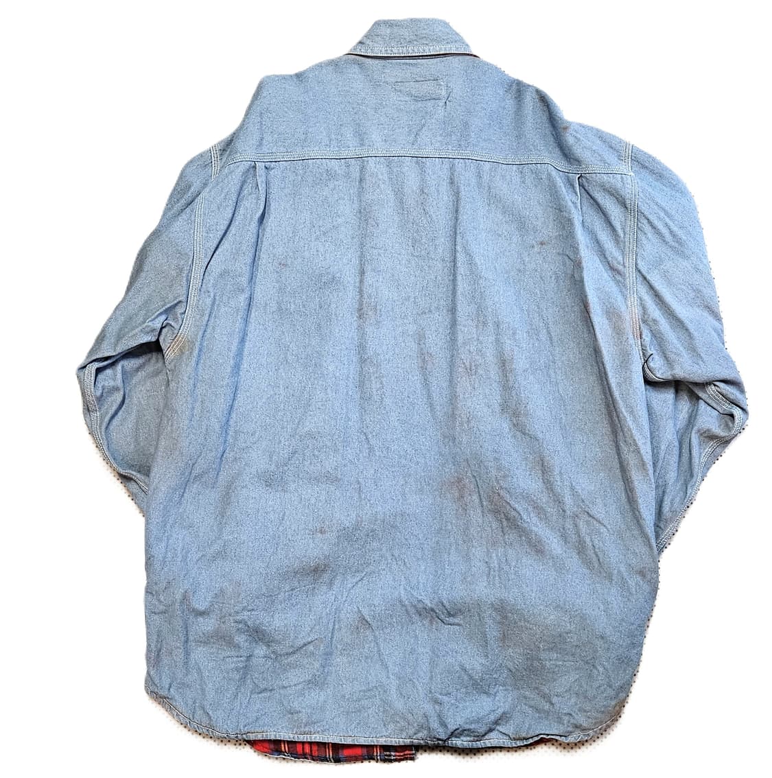 칼하트 리워크 데님 플란넬 라이너 셔츠 자켓 상품이미지2