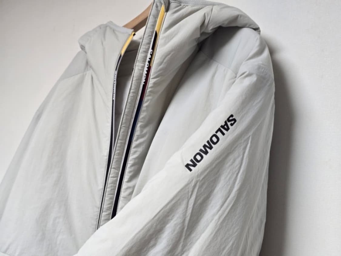 살로몬 모디세이 패딩자켓 라이트 그레이 XL 상품이미지3