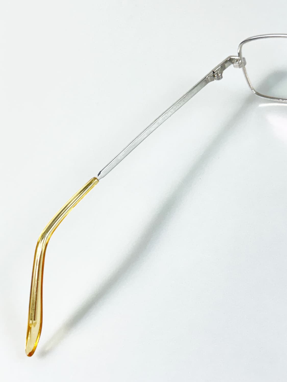 90s AVATA 실버 슬림 스퀘어 빈티지 안경 상품이미지7