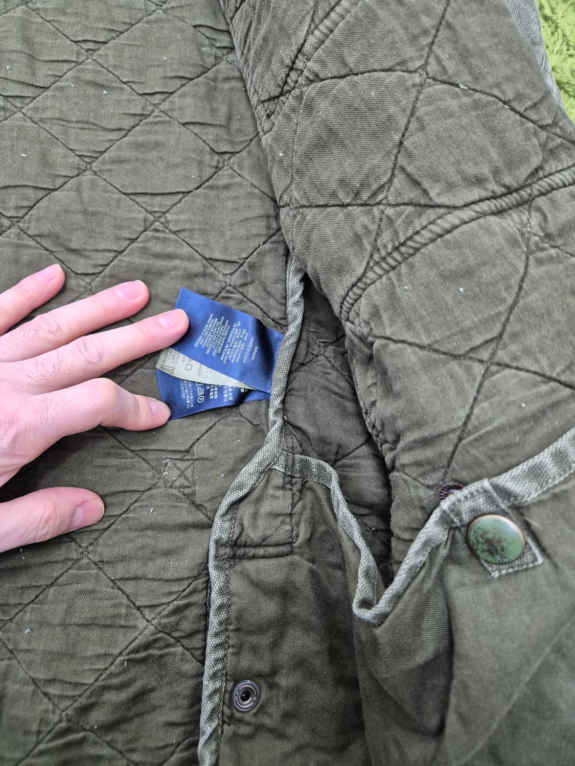 polo 헌팅자켓 올리브 S 상품이미지4