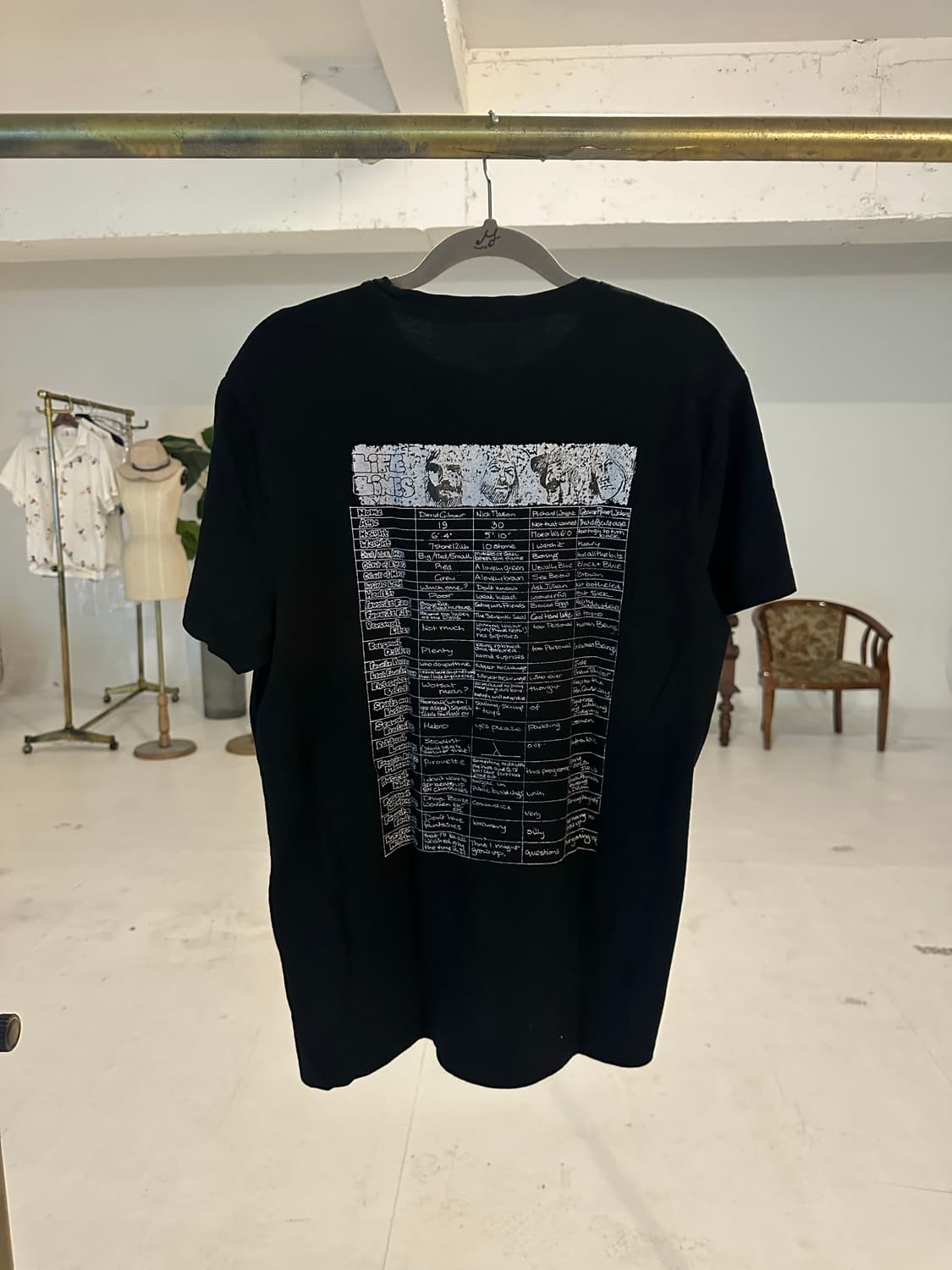 빈티지 밴드티 락티 핑크로이드 상품이미지6