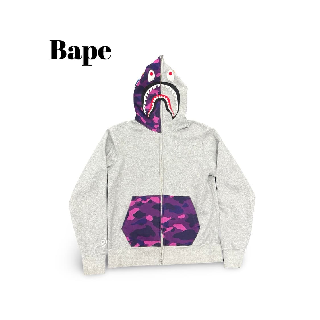 (100)베이프샤크후드 상품이미지1