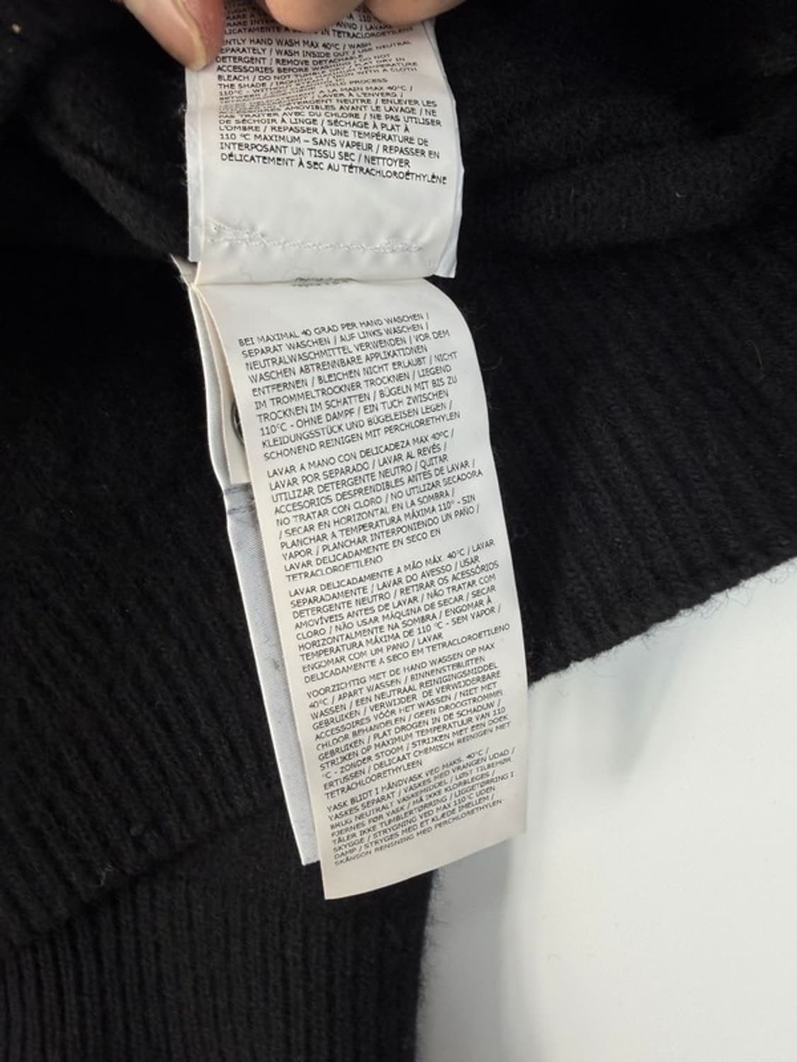 스톤아일랜드 22FW 반집업 울니트 상품이미지9