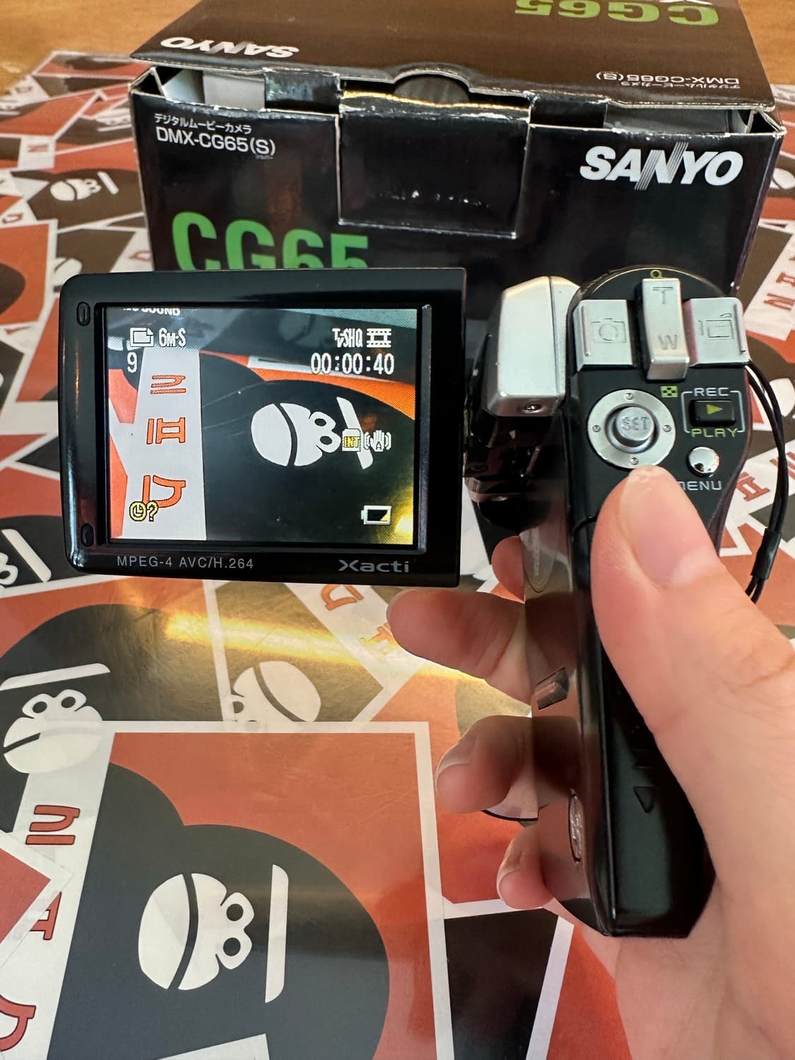 (풀박,블랙실버) 산요 작티 Sanyo Xacti CG65 빈티지 캠코더 상품이미지4
