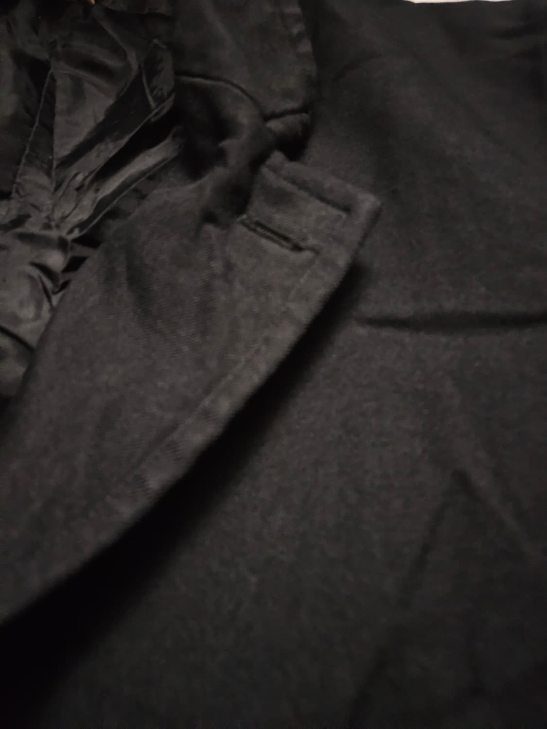 꼼데가르송 블랙 축융 자켓 상품이미지10