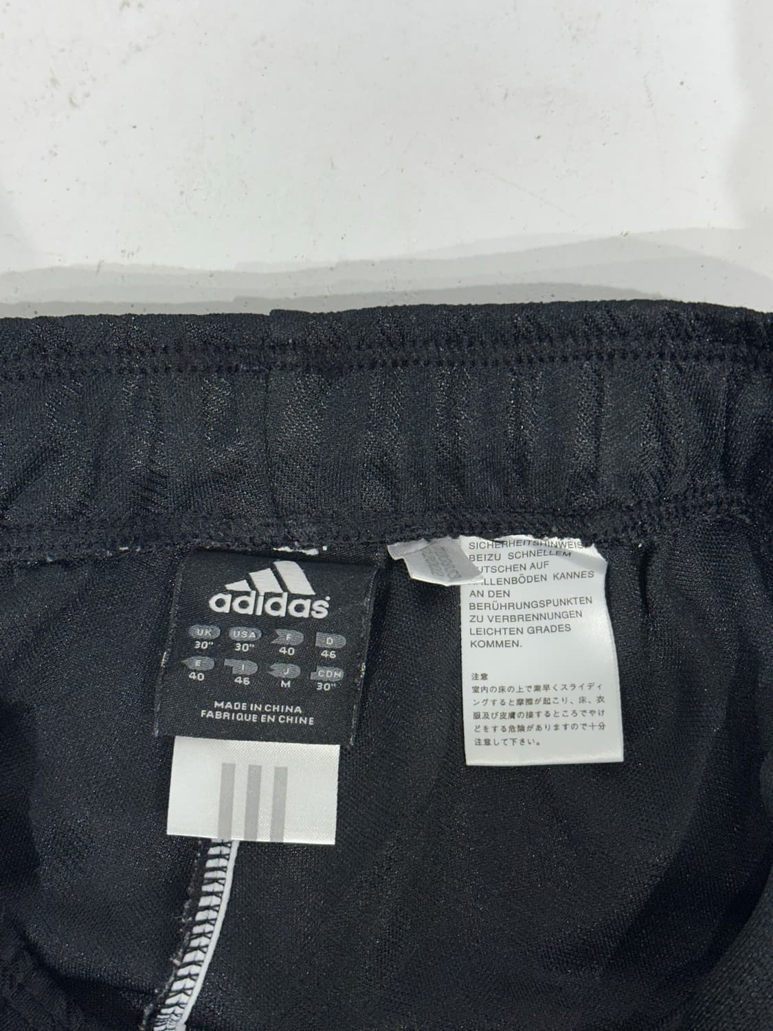 아디다스 블랙 그레이 삼선 와이드 팬츠 M 상품이미지7