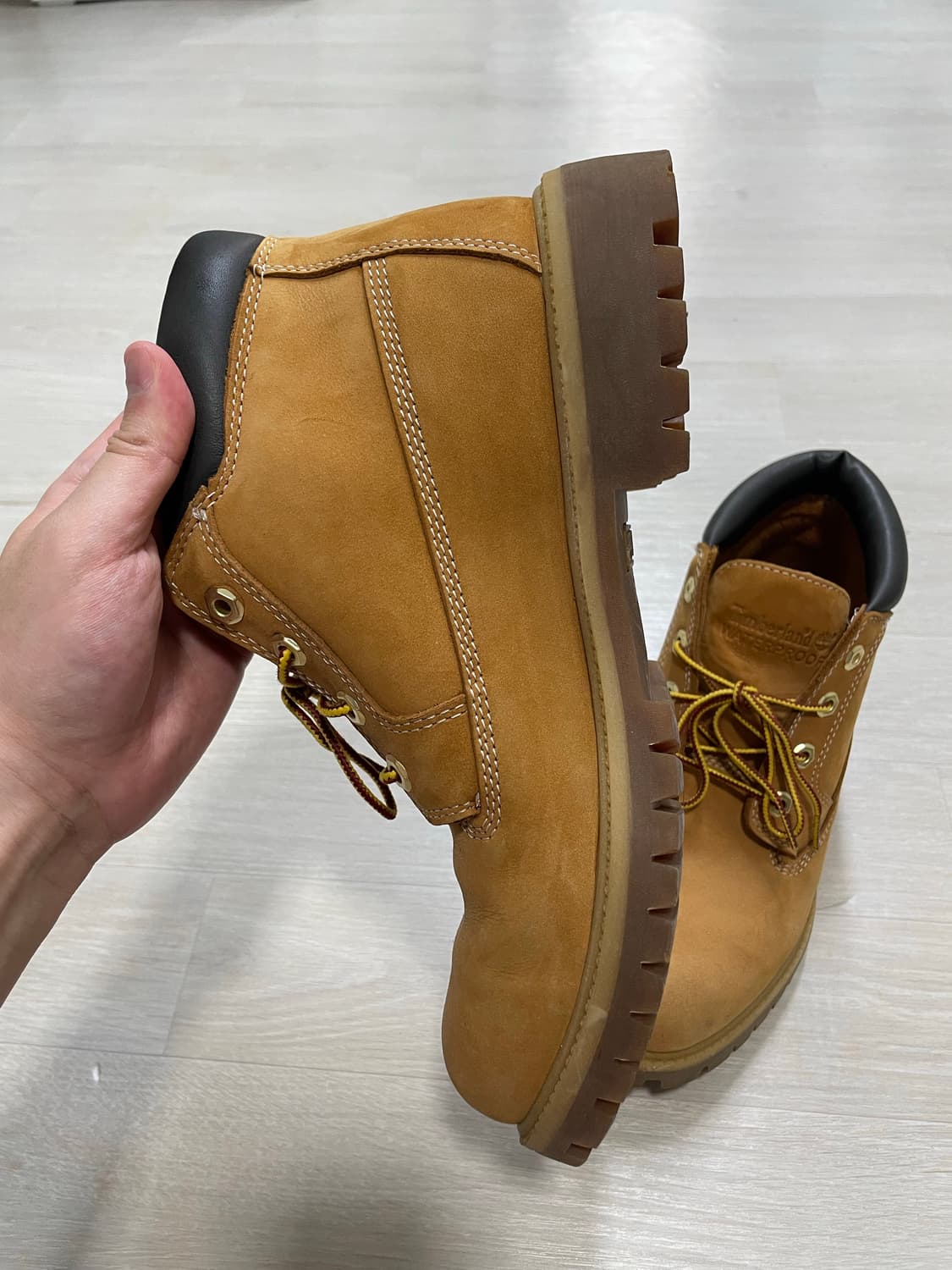 팀버랜드 프리미엄 워터프루프 누벅 부츠 4인치 8W(260) 상품이미지6