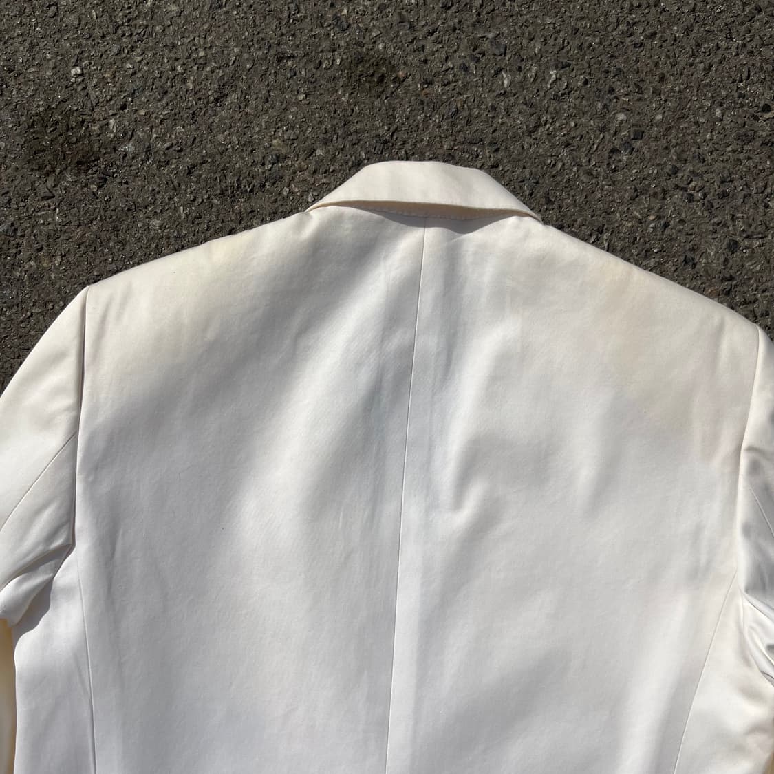 디올옴므 06SS 에디 시절 피크드 라펠 화이트 블레이저 상품이미지9