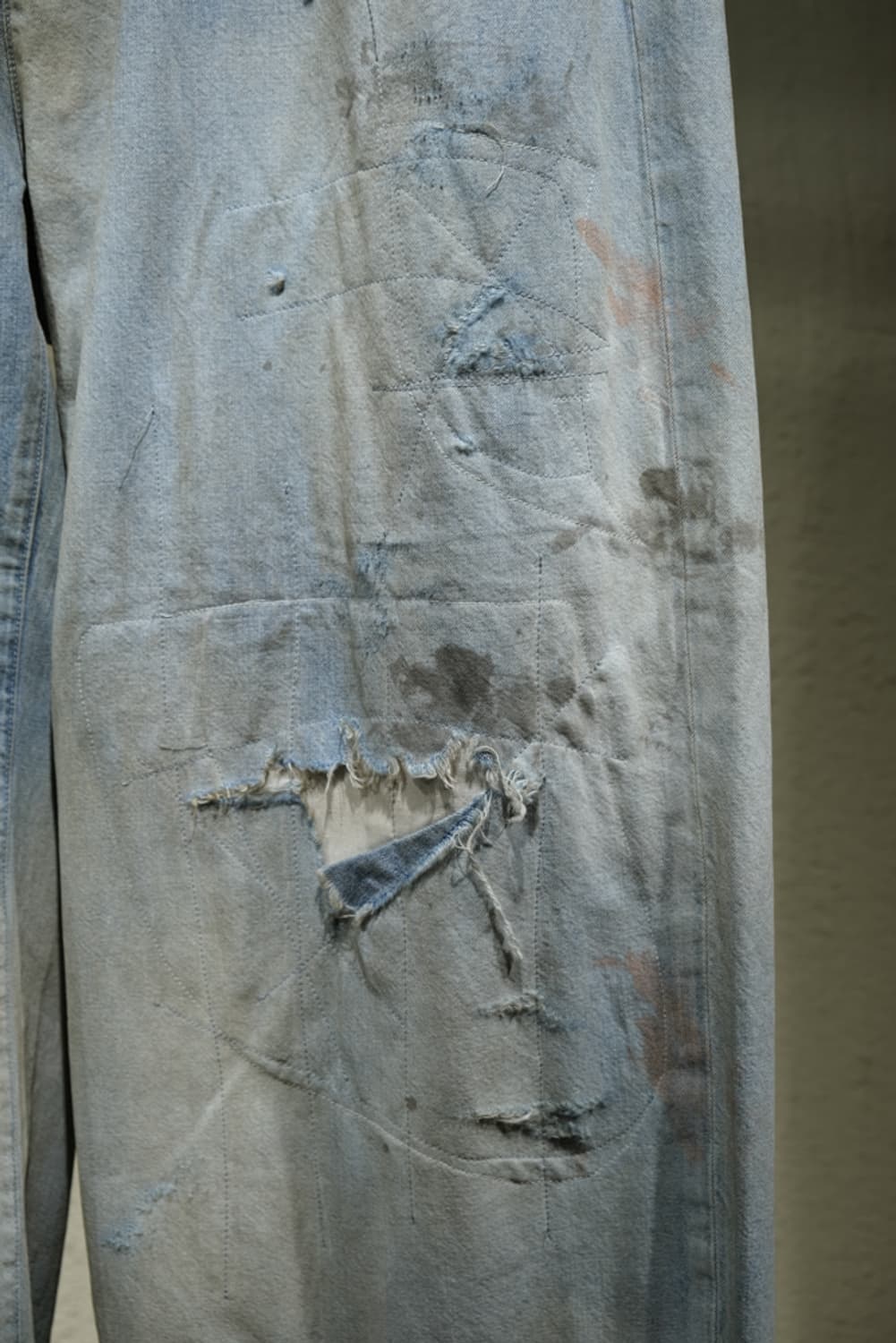 안셀름 #4 AGING01 PANTS - Indigo 상품이미지2