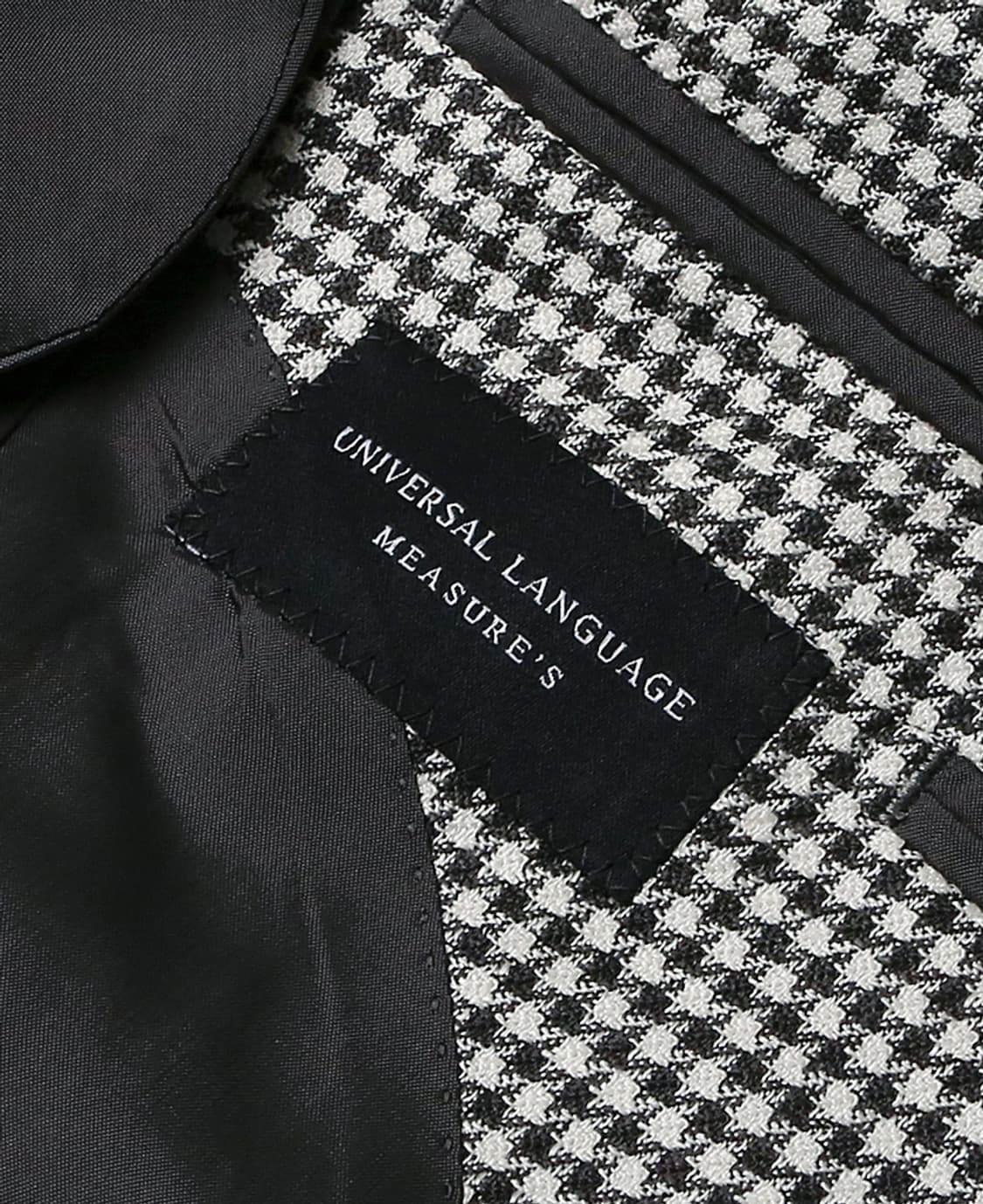 유니버셜 랭귀지 [Universal Language] 로로피아나 체크자켓 상품이미지5