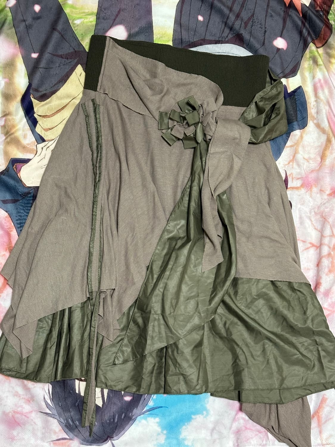 빈티지 레이어드 꽃 스커트 상품이미지1