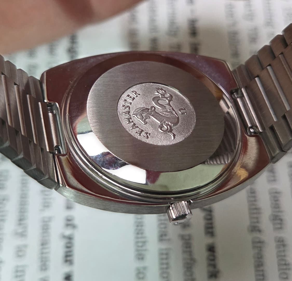 빈티지 오메가 씨마스터 테레비 순정 실버 싱글데이트 뻐뻐시 브슬 ver. 상품이미지7