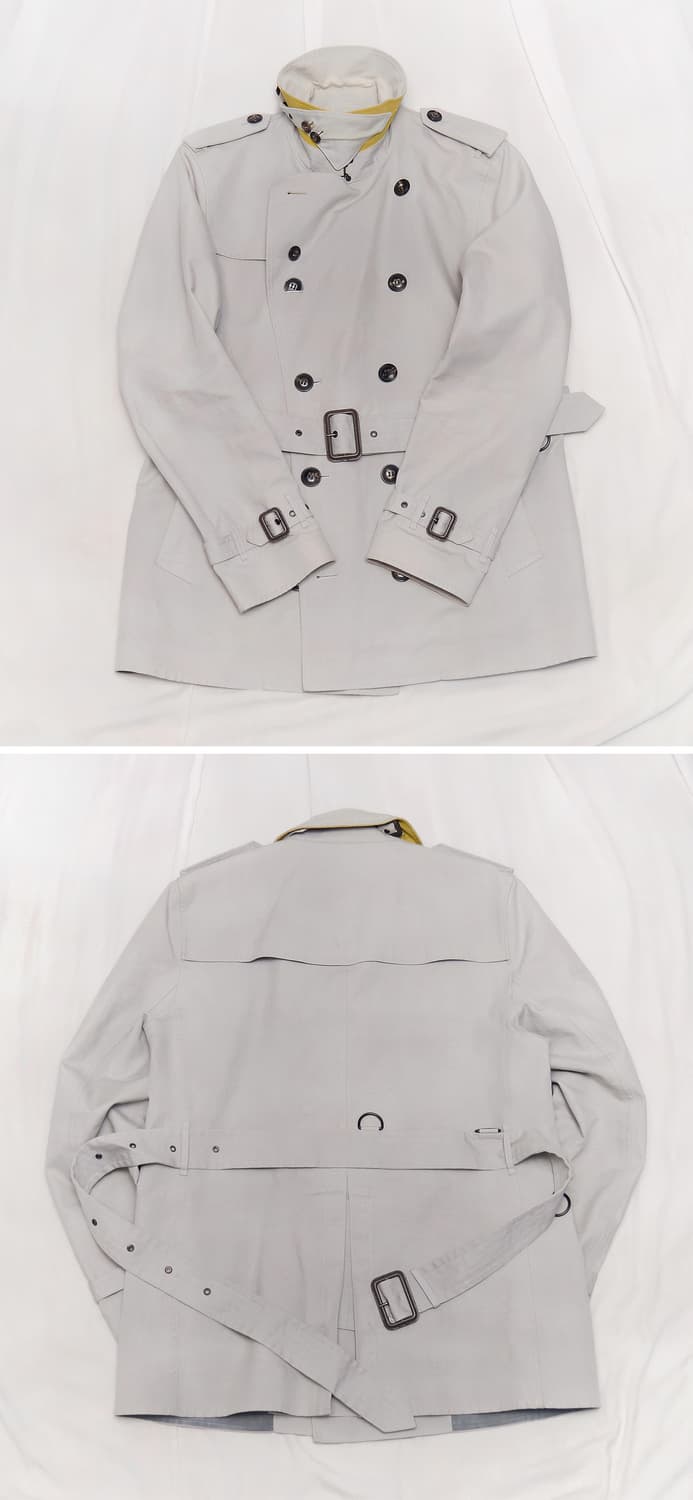 버버리 뉴 켄징턴 숏 트렌치코트 레인자켓 (M / 100+) 상품이미지3