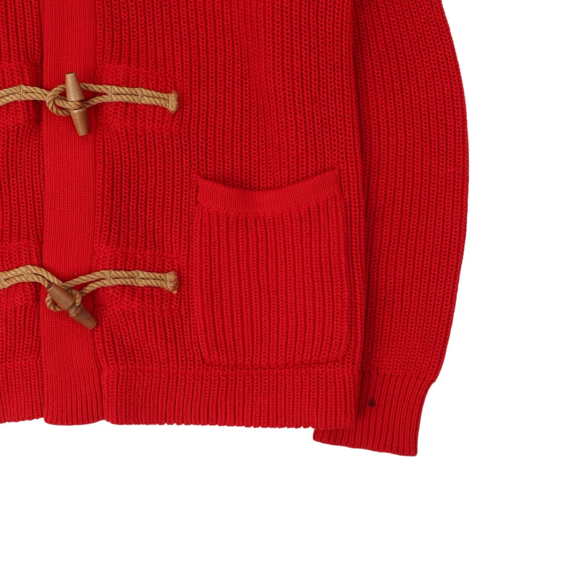 폴로 랄프로렌 레드 더플 가디건 상품이미지4