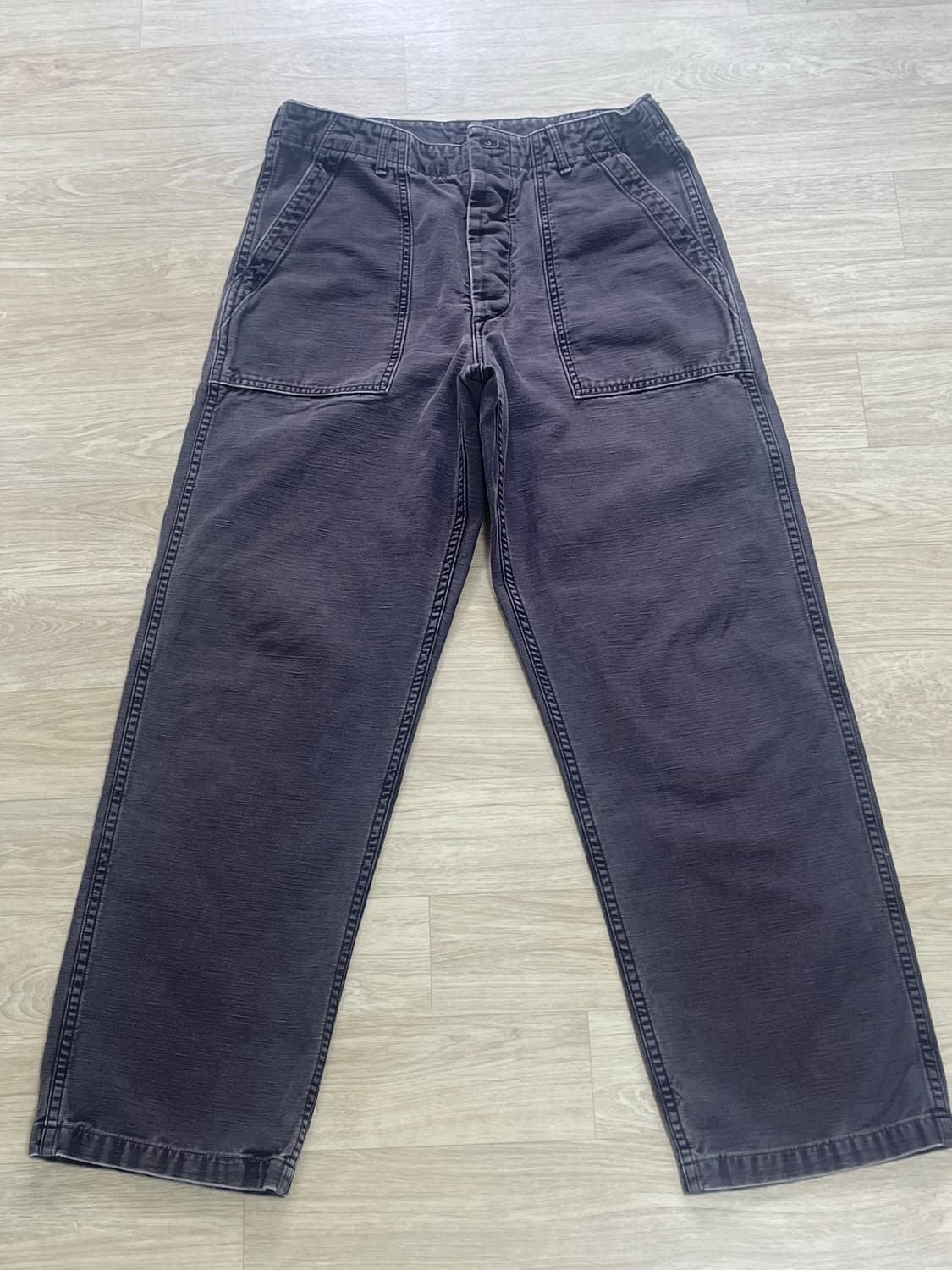  오어슬로우 퍼티그 팬츠 블랙 오리지널핏 3사이즈 상품이미지1