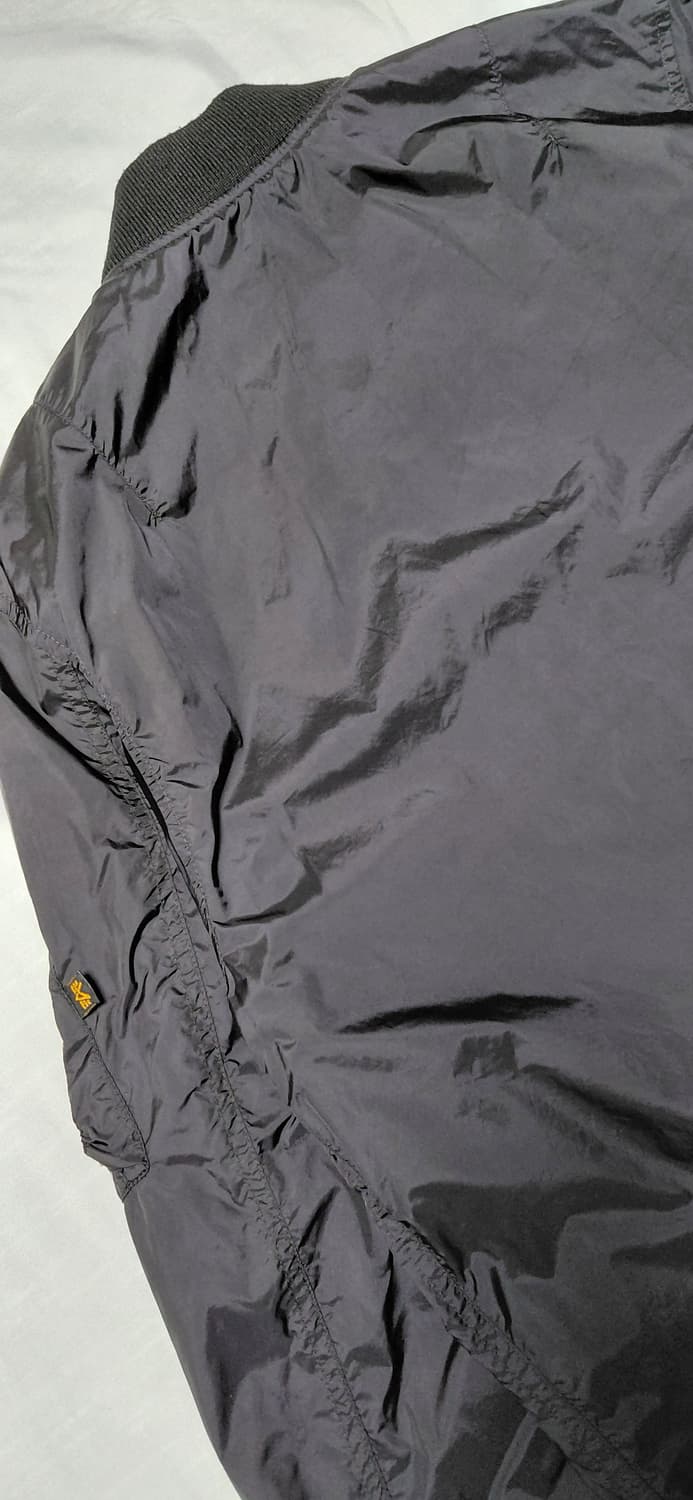 알파인더스트리 블랙 항공 자켓 M (무료배송) 상품이미지8