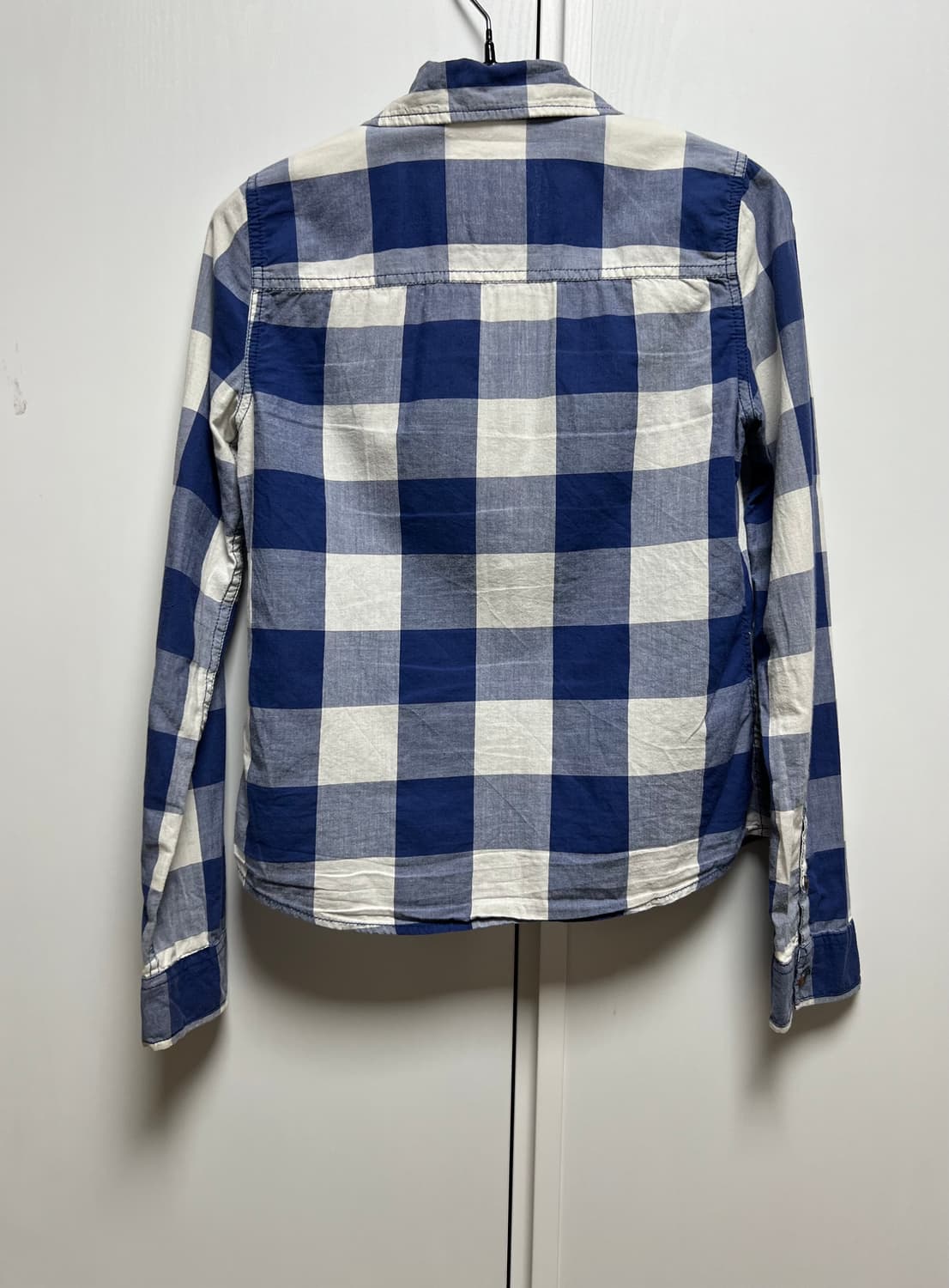 아베크롬비 로고 체크 셔츠 상품이미지3