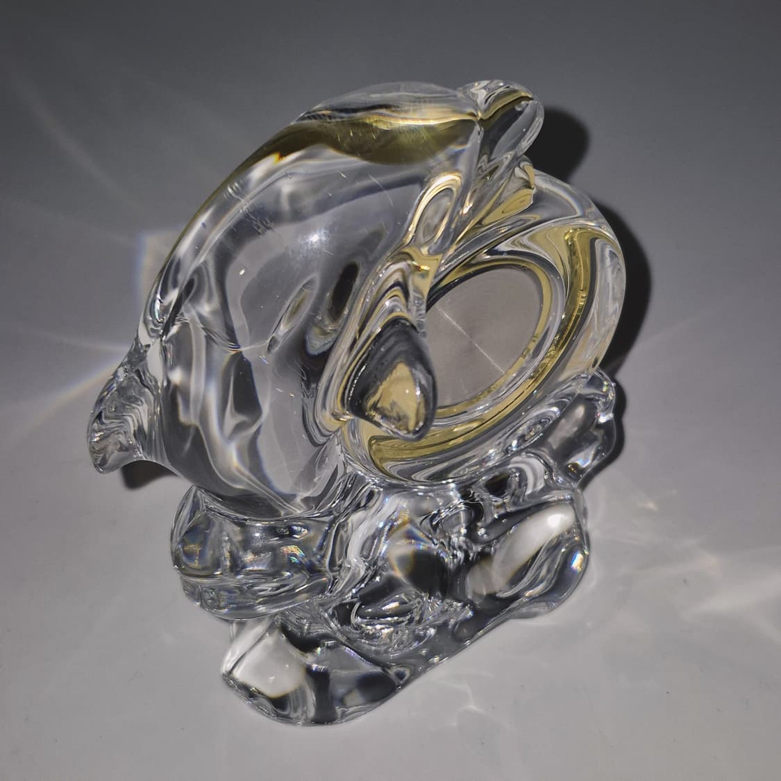 90s 호야 크리스탈 돌고래 탁상 시계 상품이미지9