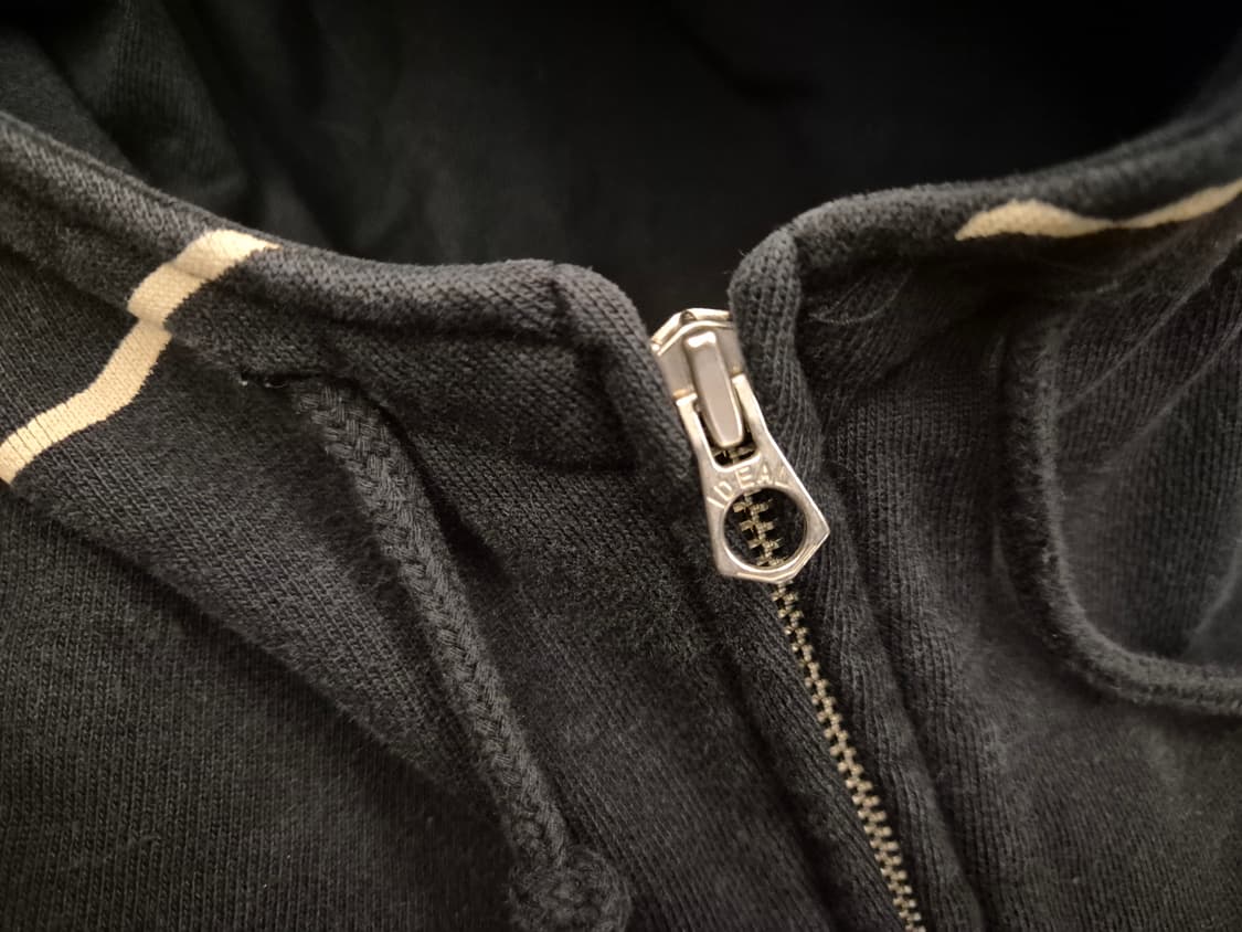 밴슨레더 스컬 플레임 후드 짚업 상품이미지7