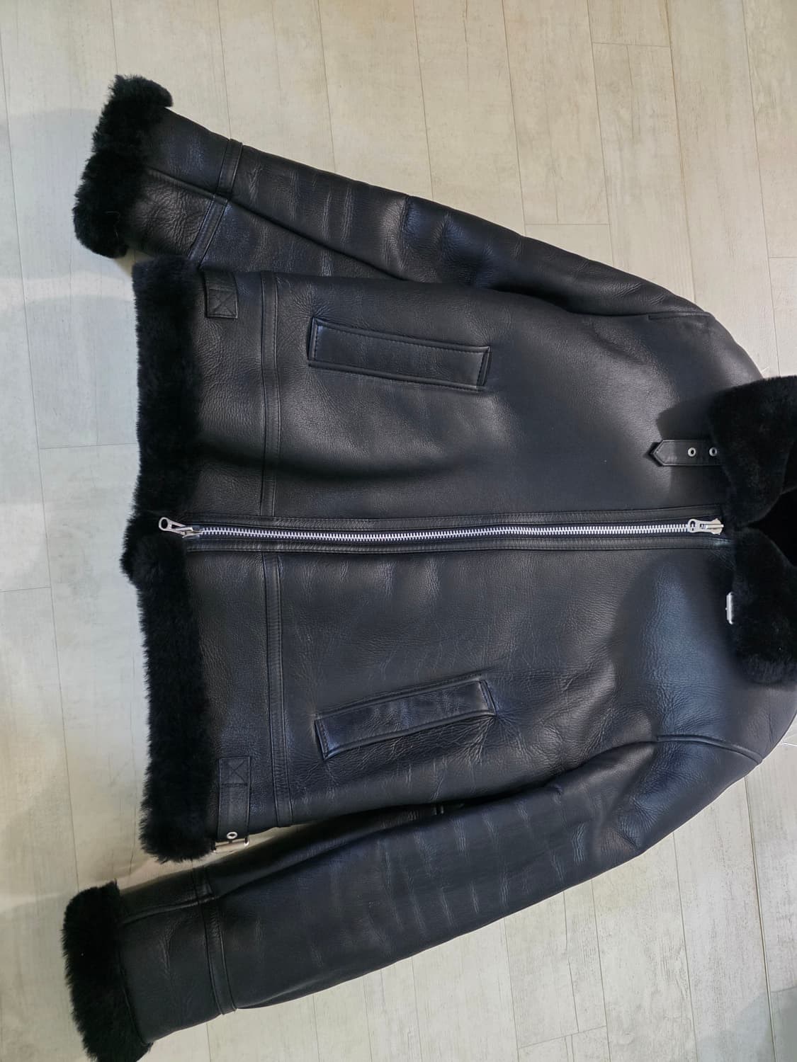 스페로네 램스킨 리얼 무스탕 M 상품이미지4