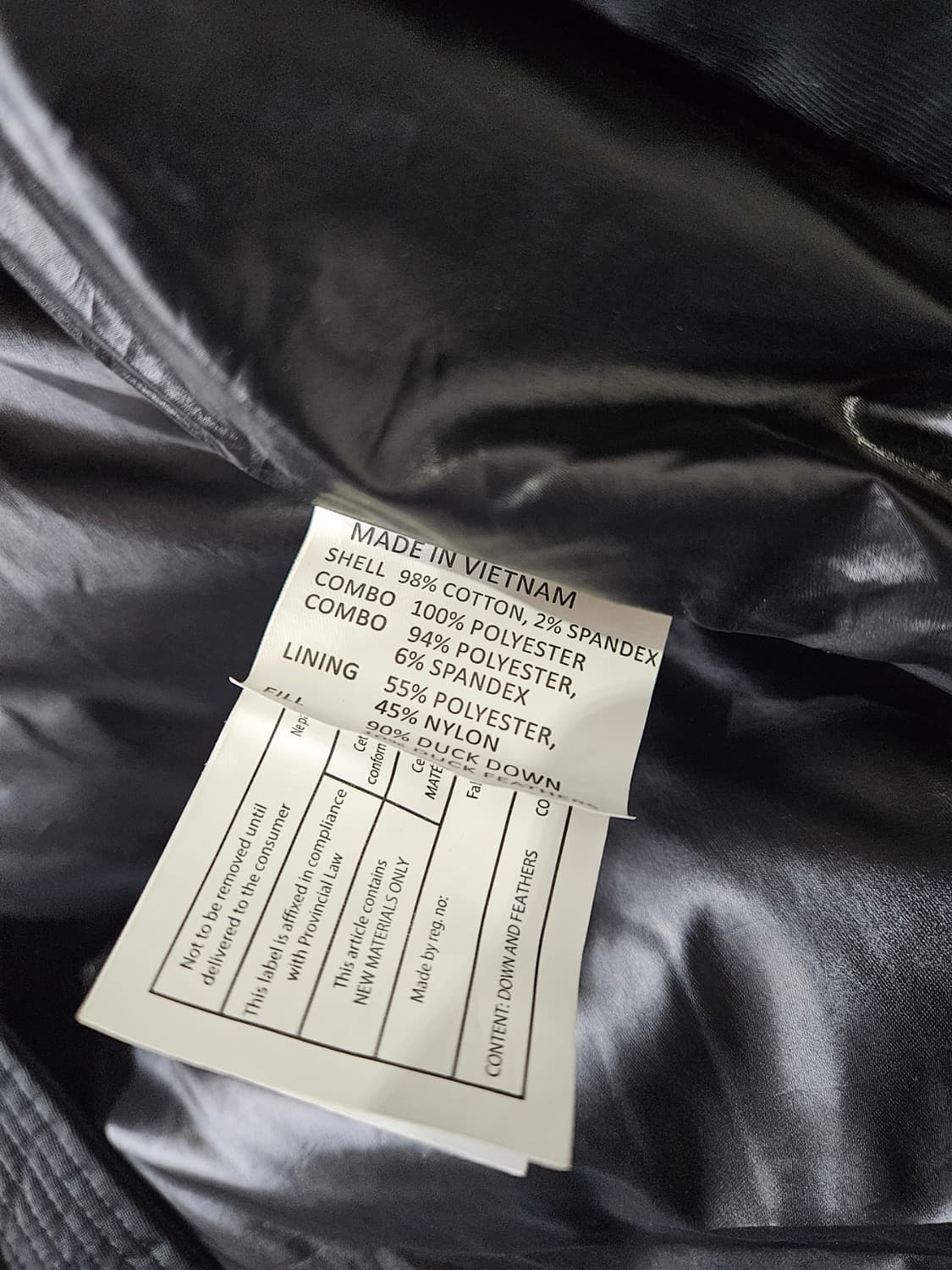 무스너클 블랙 코듀로이 패딩 shipyard jacket 상품이미지5