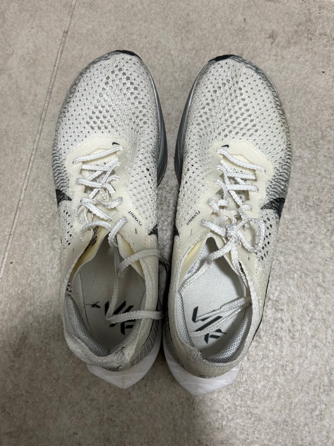 나이키 줌 베이퍼플라이 3 화이트 런닝화 US8 상품이미지1