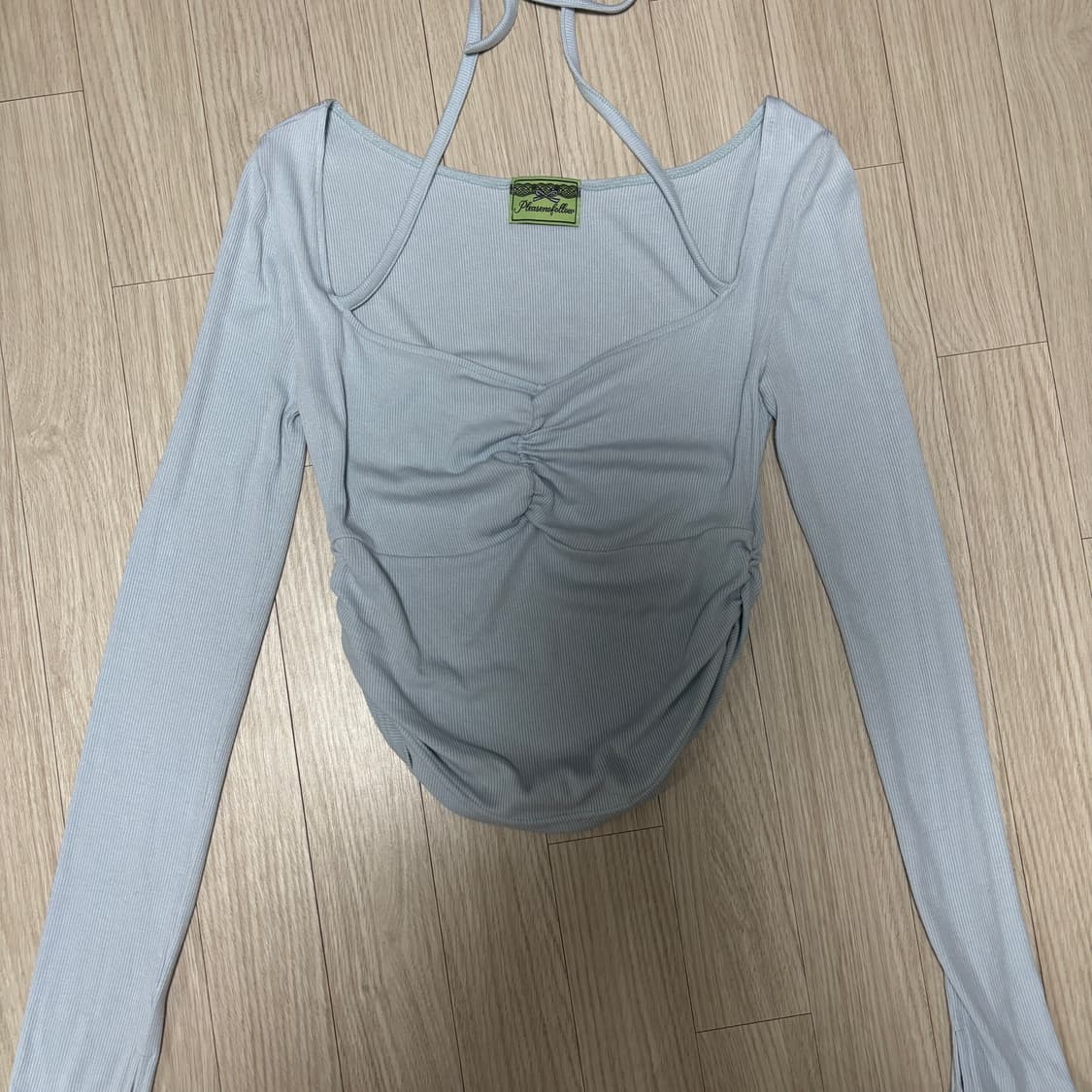 플리즈노팔로우 지젤탑 베이비블루 상품이미지4