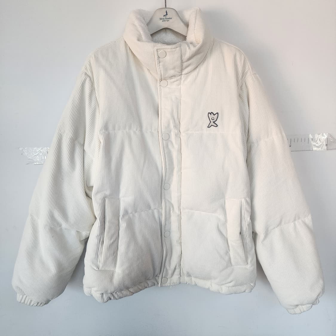 와키윌리 코듀로이 패딩 아이보리 상품이미지1