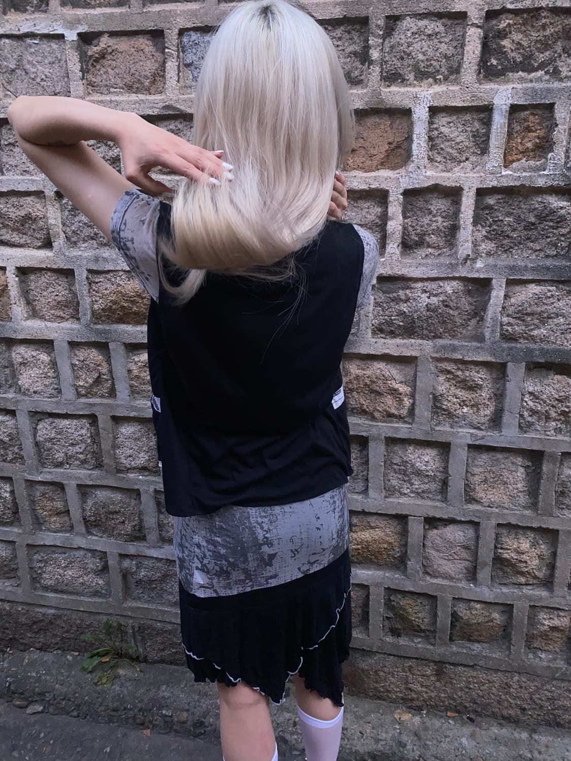 American style printed layered jacket 상품이미지2